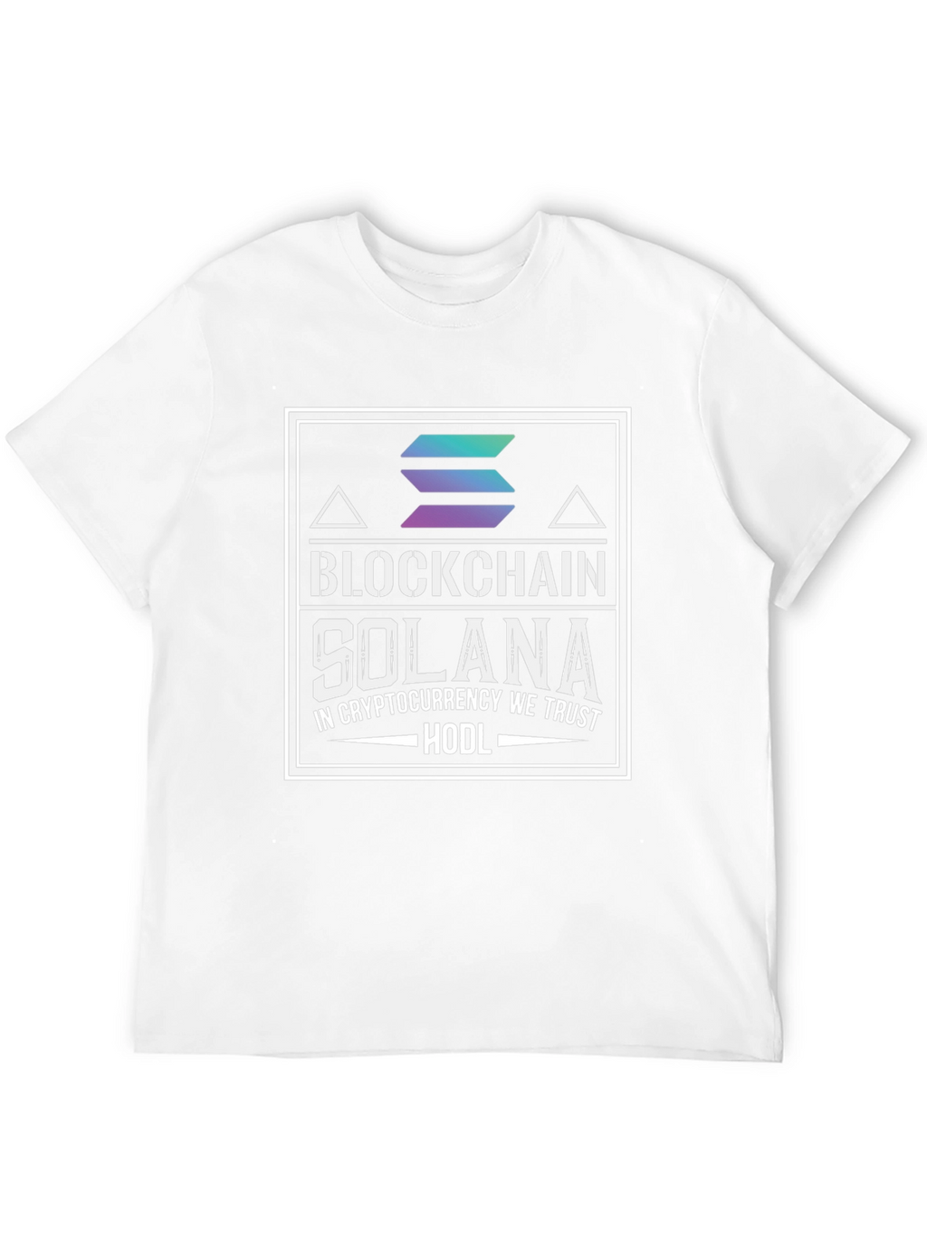 Solana Blockchain Crypto HODL T-Shirt