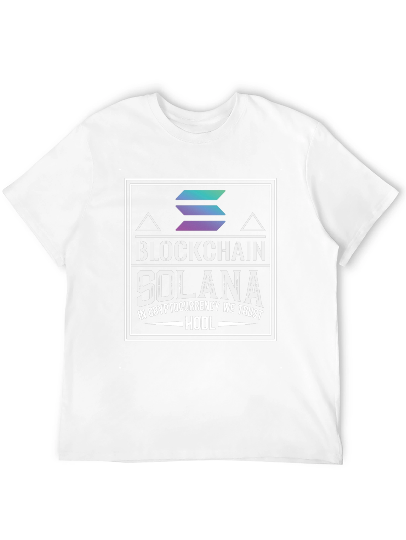 Solana Blockchain Crypto HODL T-Shirt