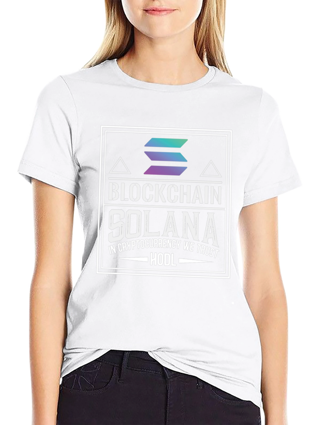 Solana Blockchain Crypto HODL T-Shirt