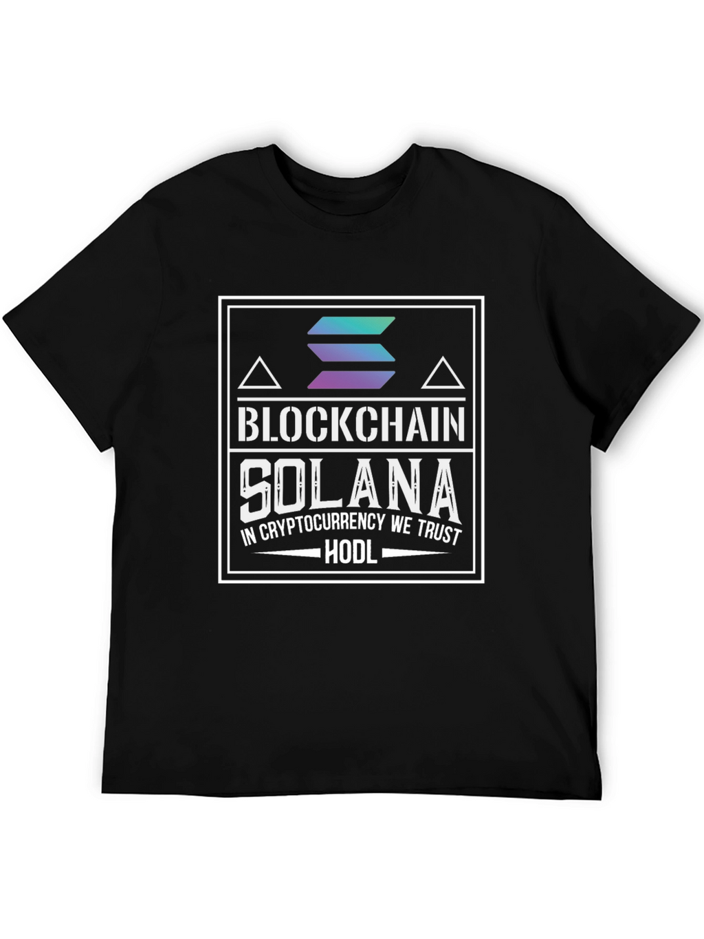 Solana Blockchain Crypto HODL T-Shirt