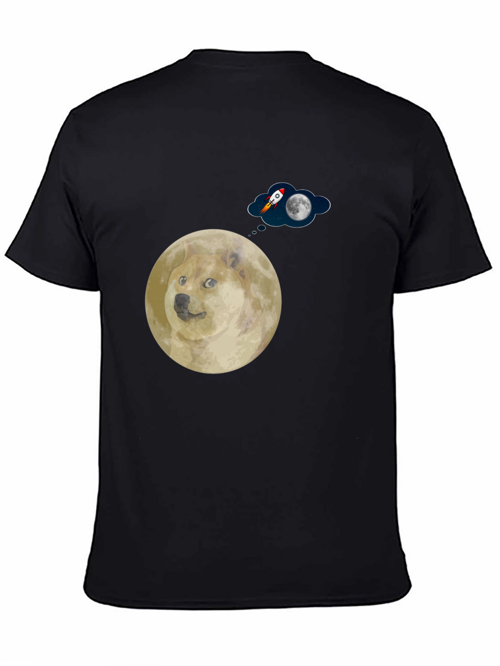 Doge to the Moon Graphic T-Shirt