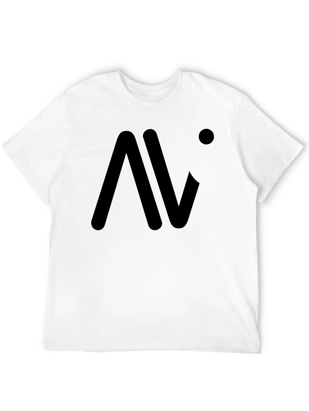 Modern Black Graphic Tee - Minimalist Design