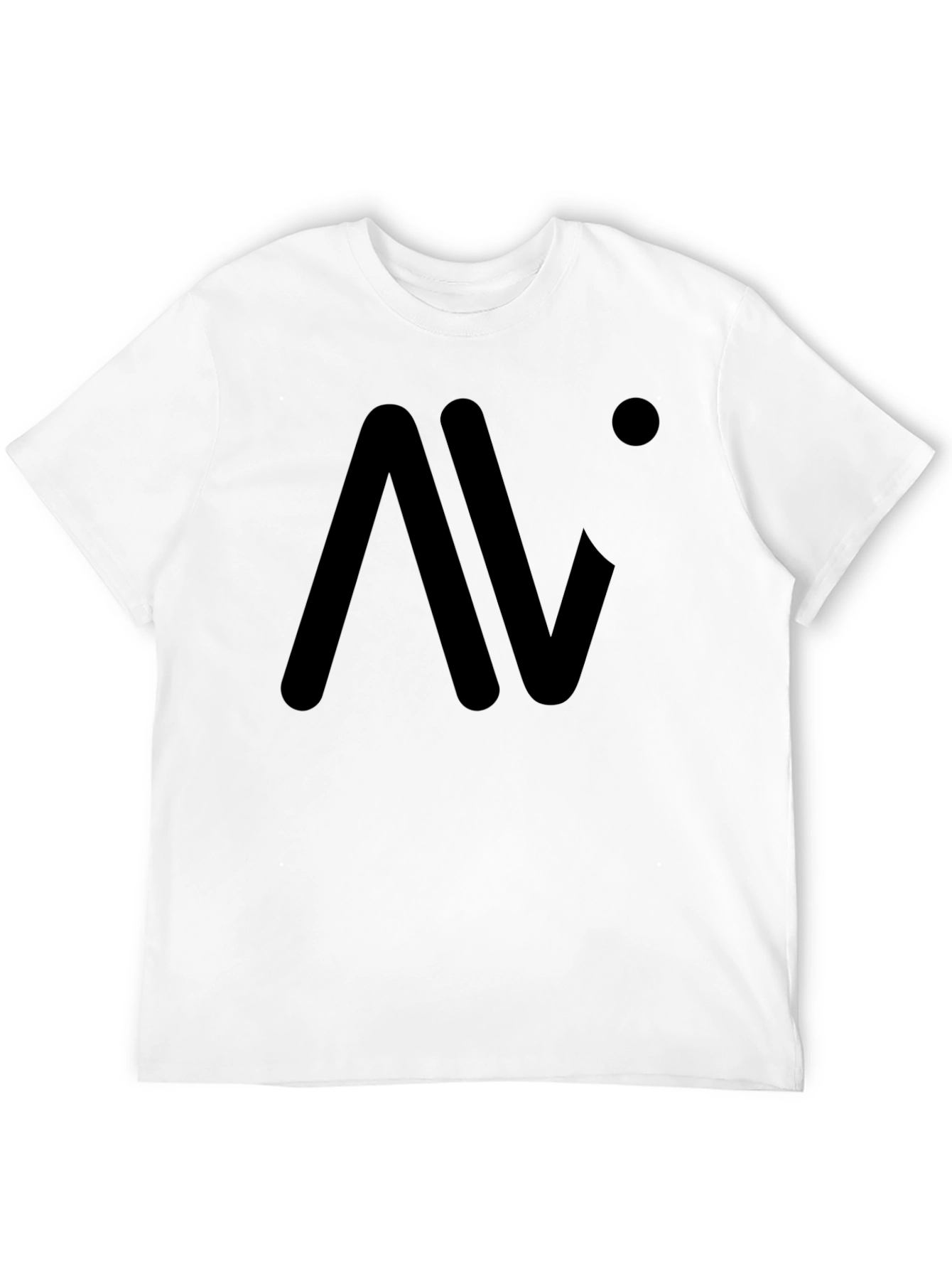 Modern Black Graphic Tee - Minimalist Design