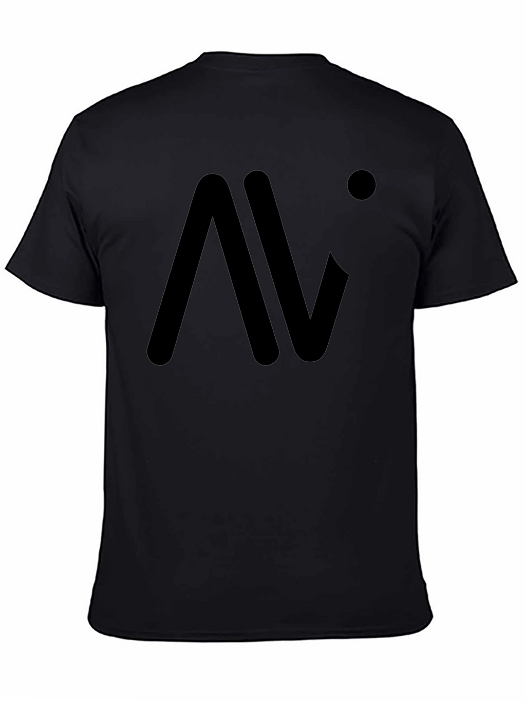 Modern Black Graphic Tee - Minimalist Design