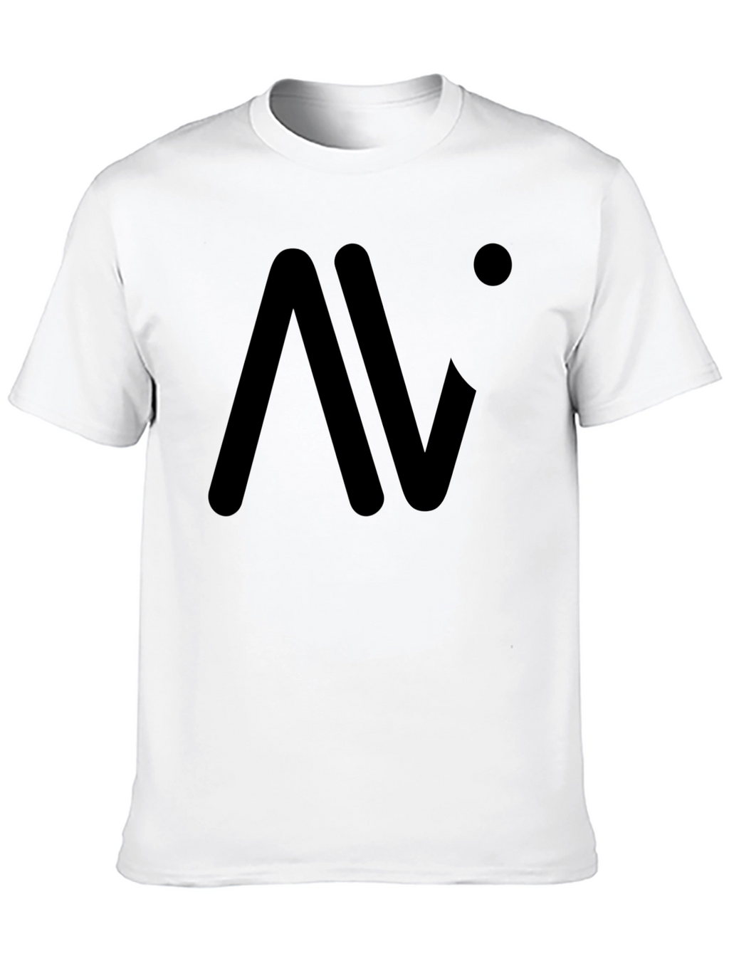Modern Black Graphic Tee - Minimalist Design