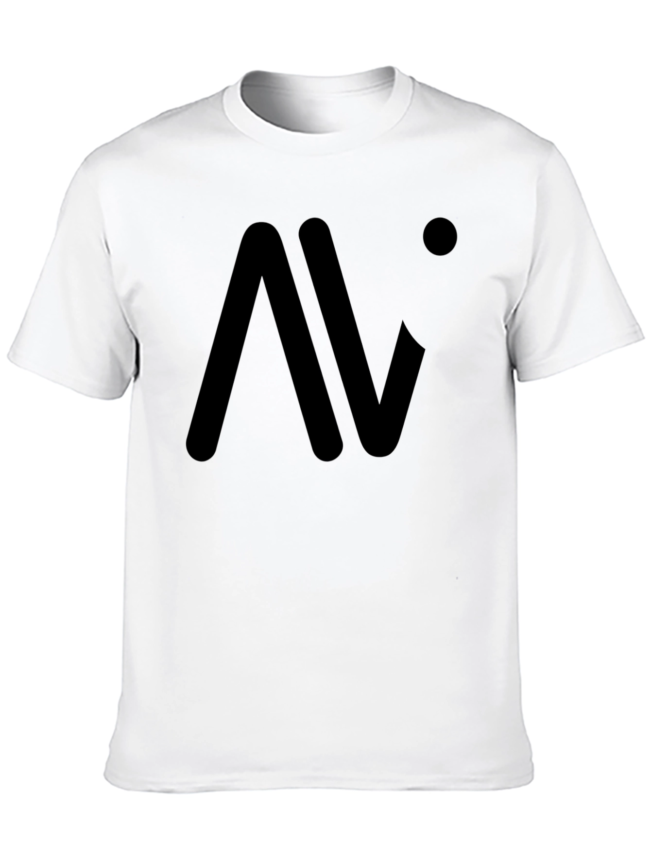 Modern Black Graphic Tee - Minimalist Design