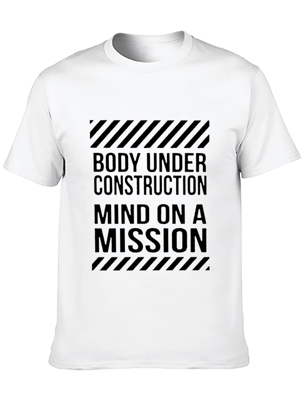 Body Under Construction Black Graphic Tee