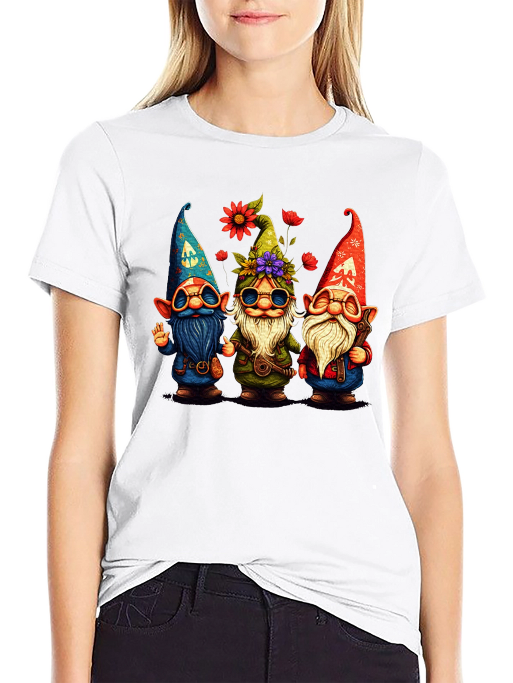 Hippie Gnome Graphic Tee