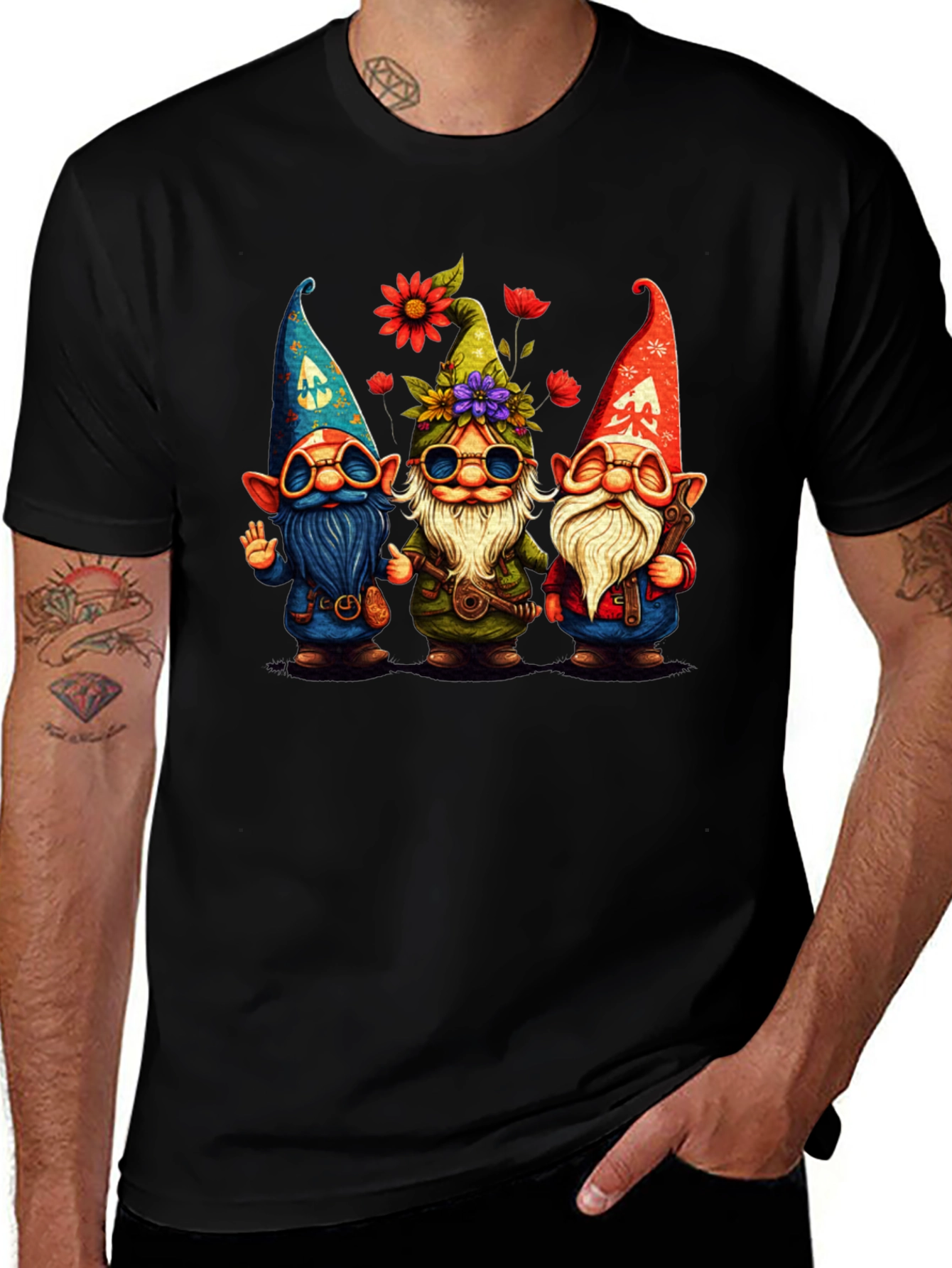Hippie Gnome Graphic Tee