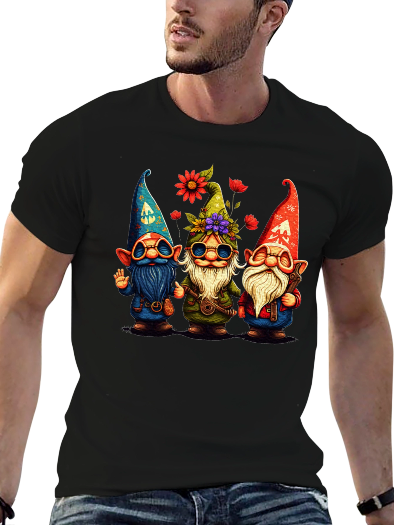 Hippie Gnome Graphic Tee
