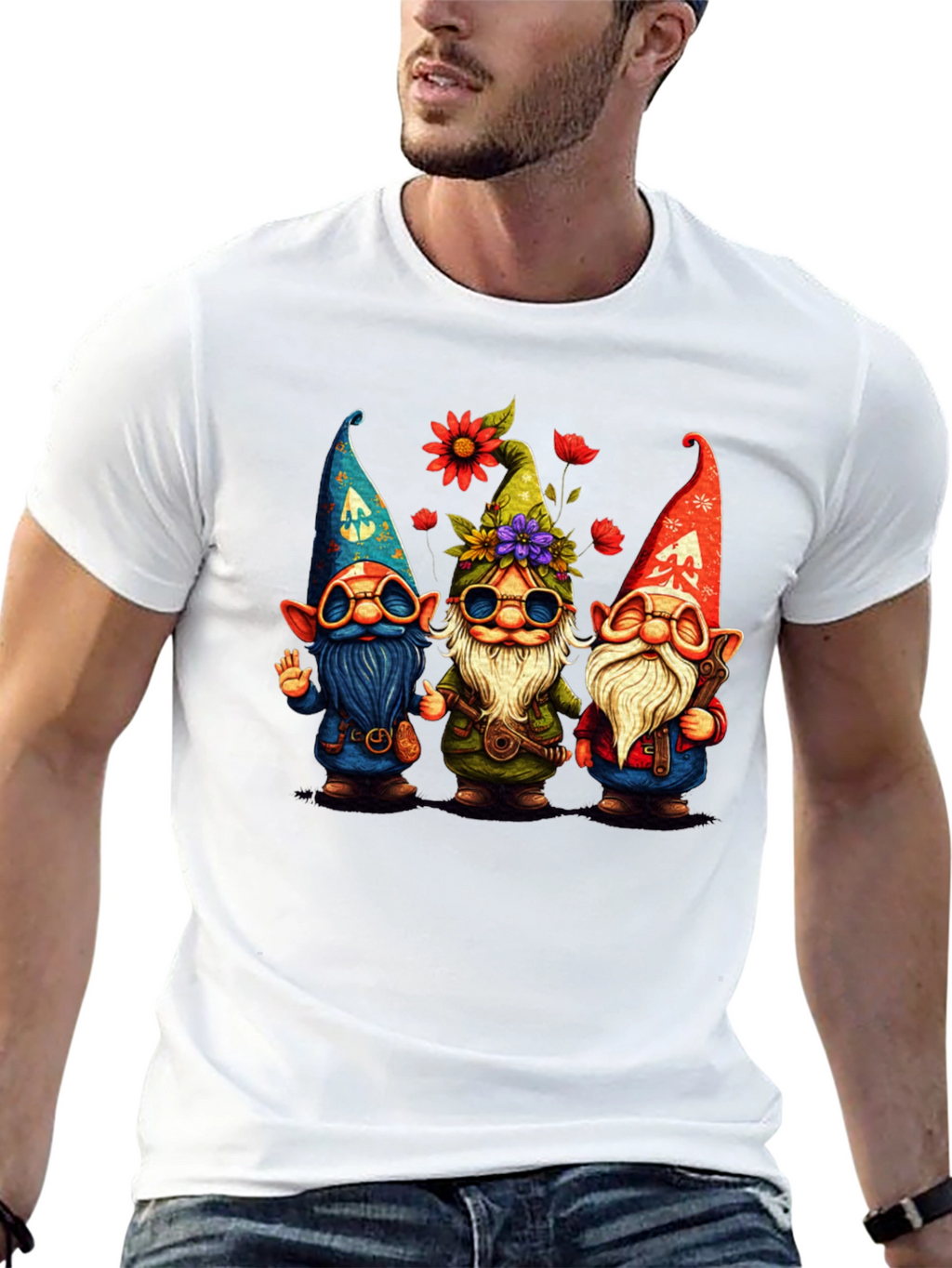 Hippie Gnome Graphic Tee