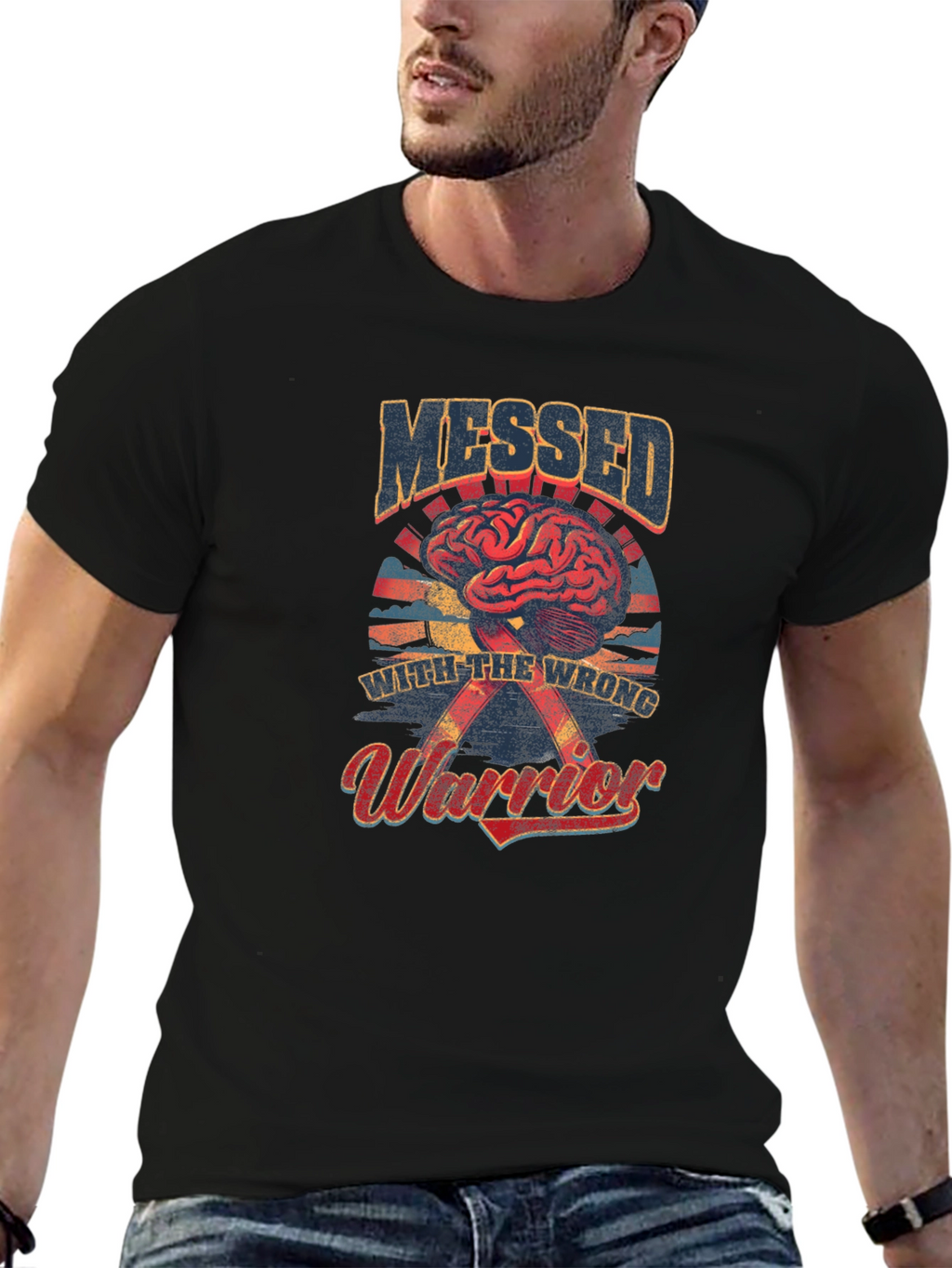 Messed With The Wrong Warrior Graphic Tee