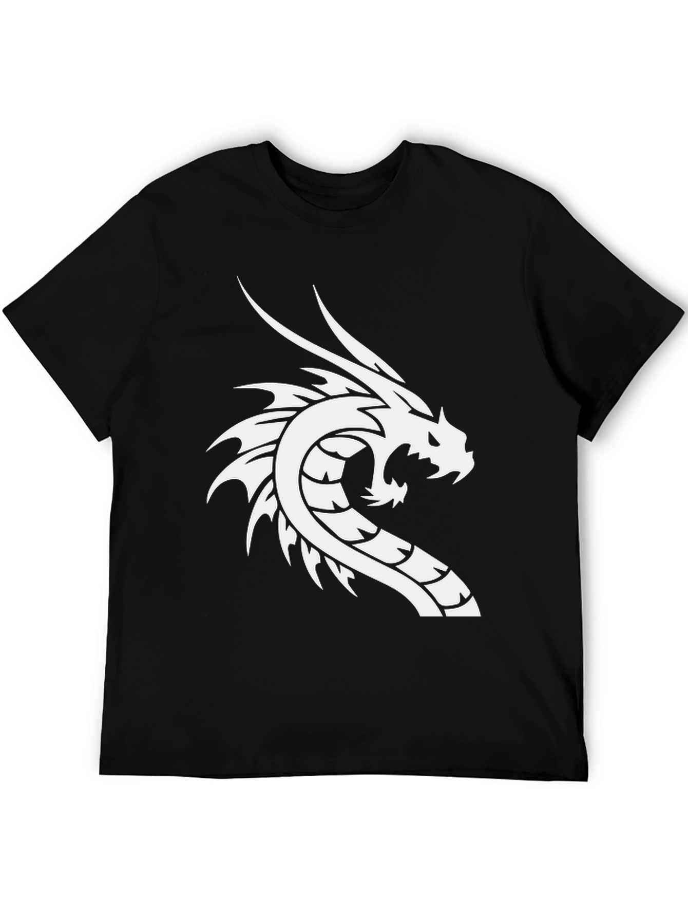 Dragon Graphic Tee - Cool Black T-Shirt for Men