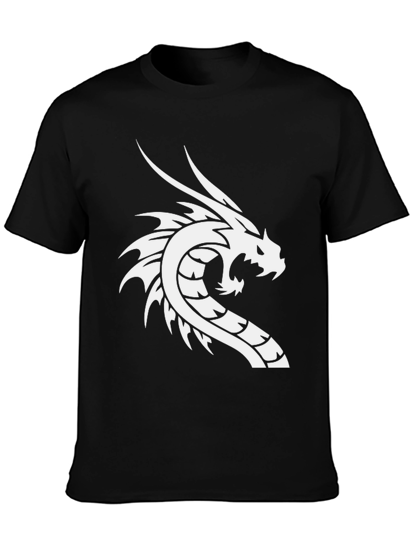 Dragon Graphic Tee - Cool Black T-Shirt for Men