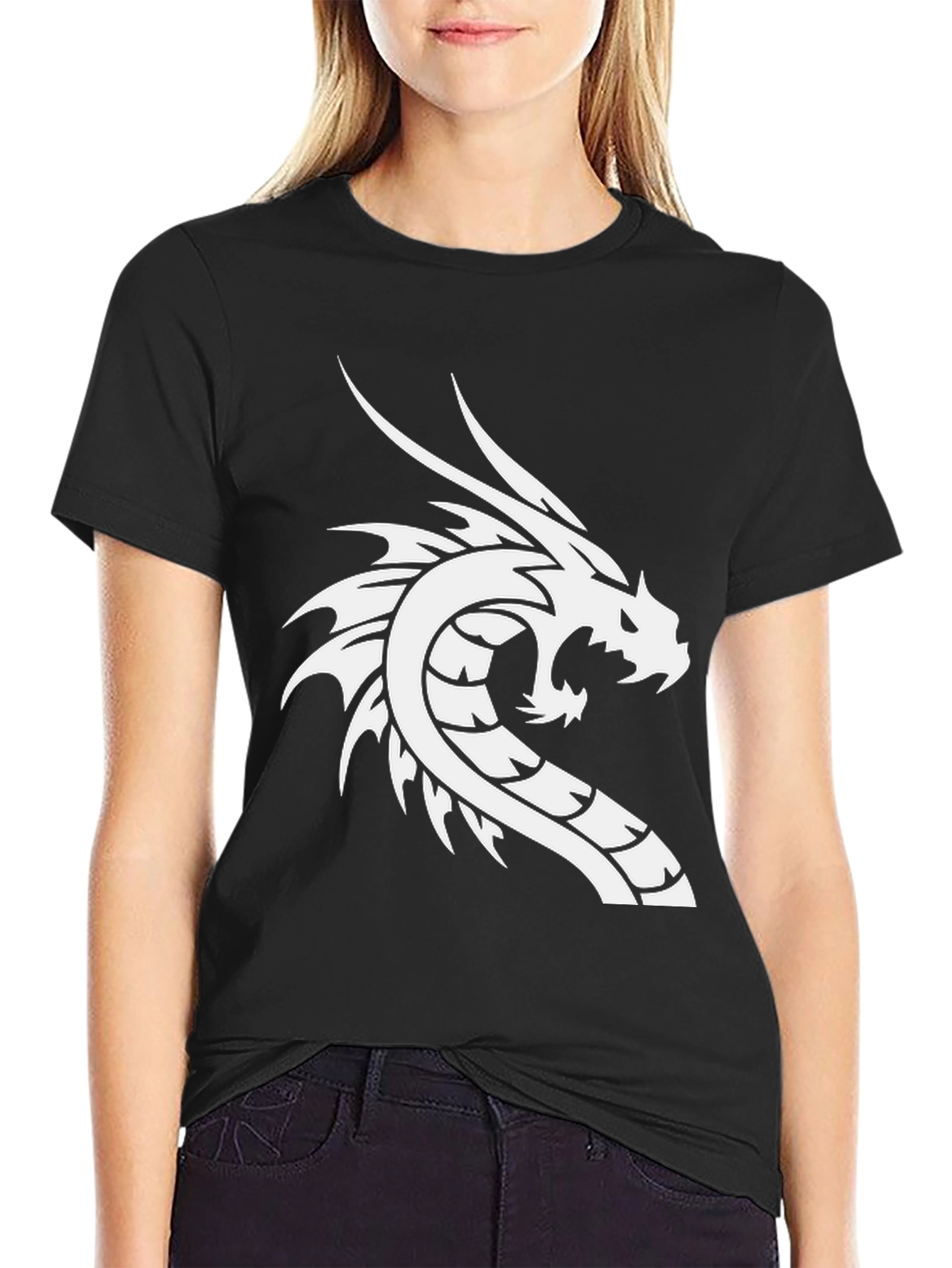 Dragon Graphic Tee - Cool Black T-Shirt for Men