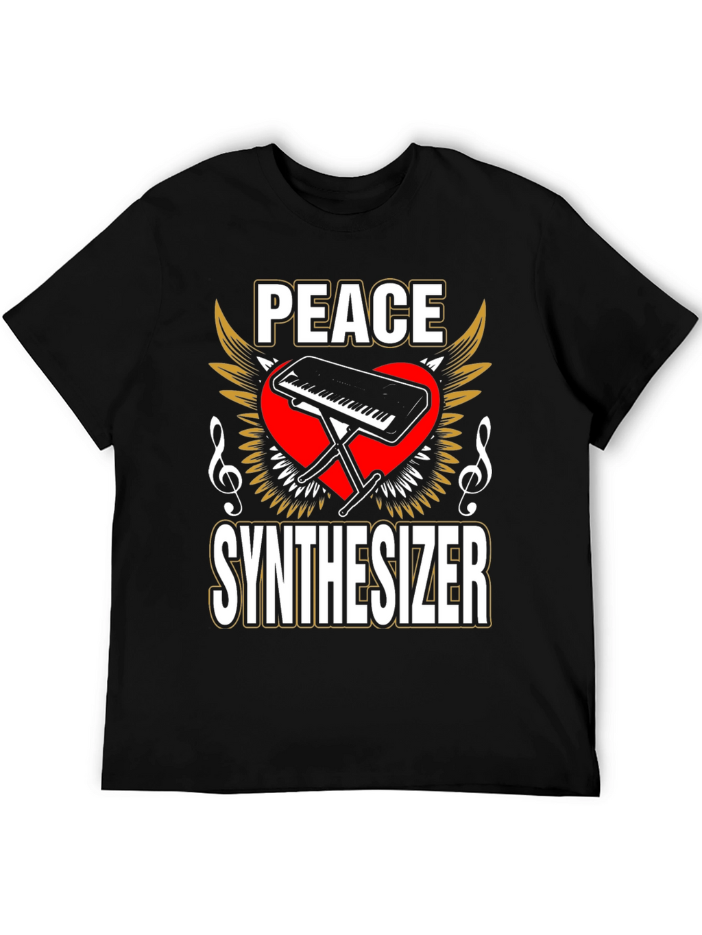 Peace Synthesizer Graphic T-Shirt