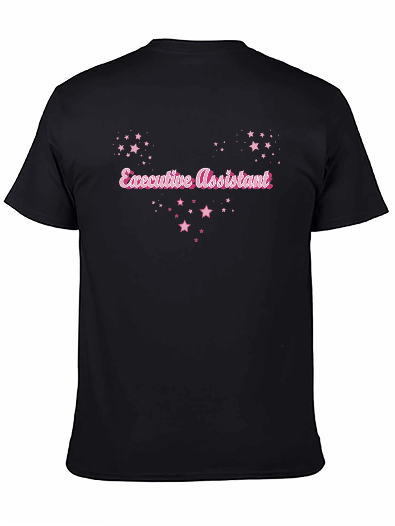 Executive Assistant Star Tee - Black