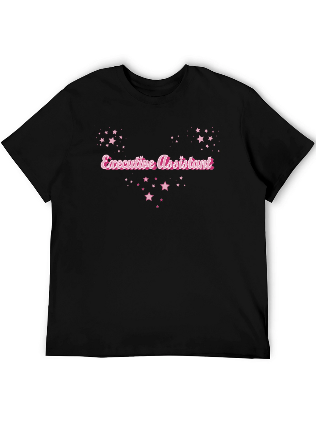 Executive Assistant Star Tee - Black