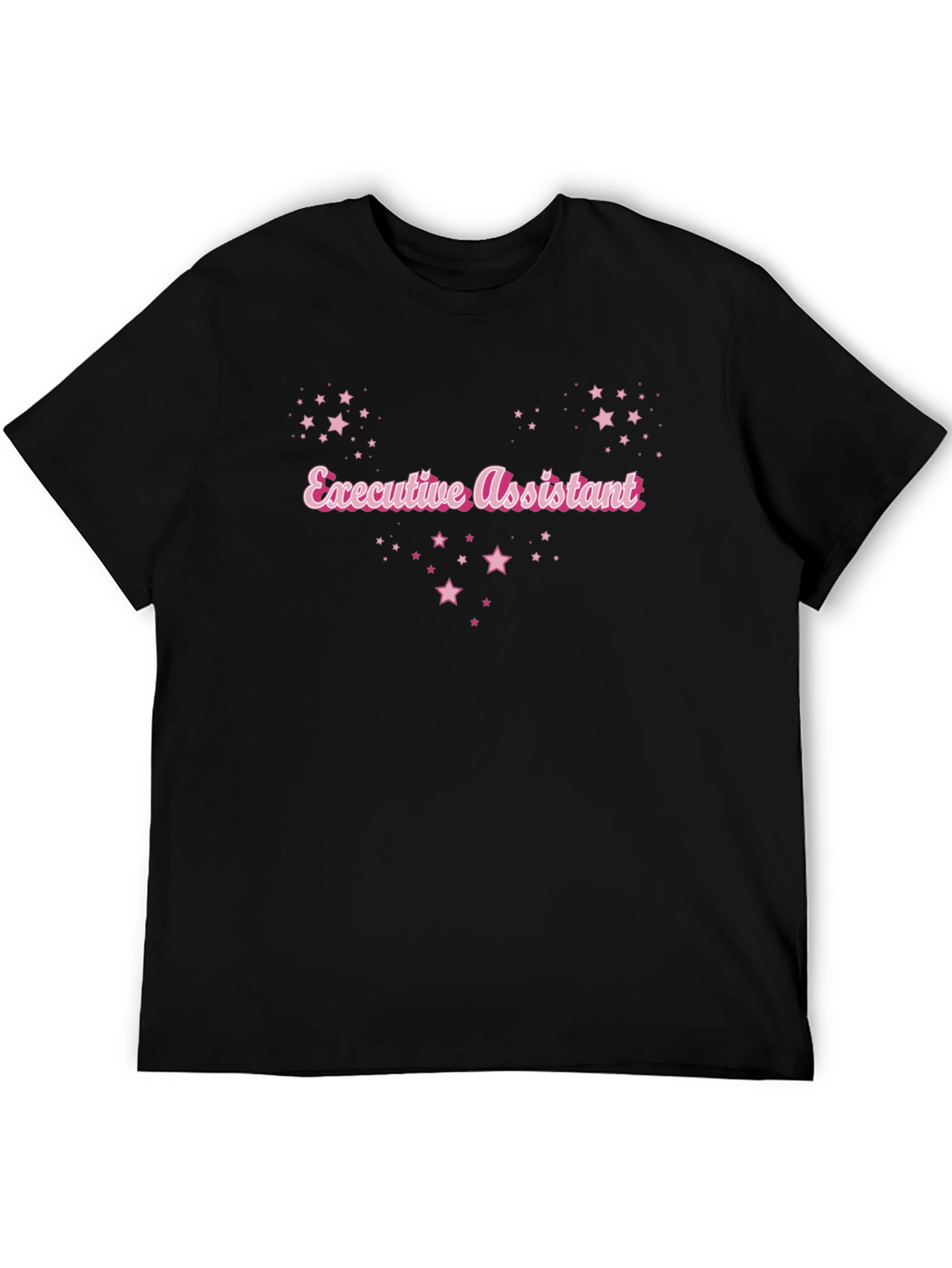 Executive Assistant Star Tee - Black