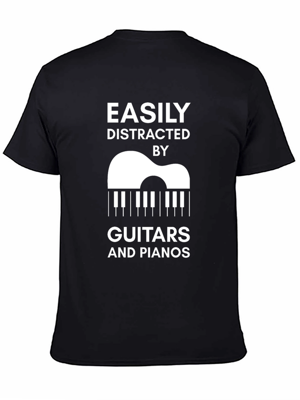 Easily Distracted By Guitars and Pianos T-Shirt