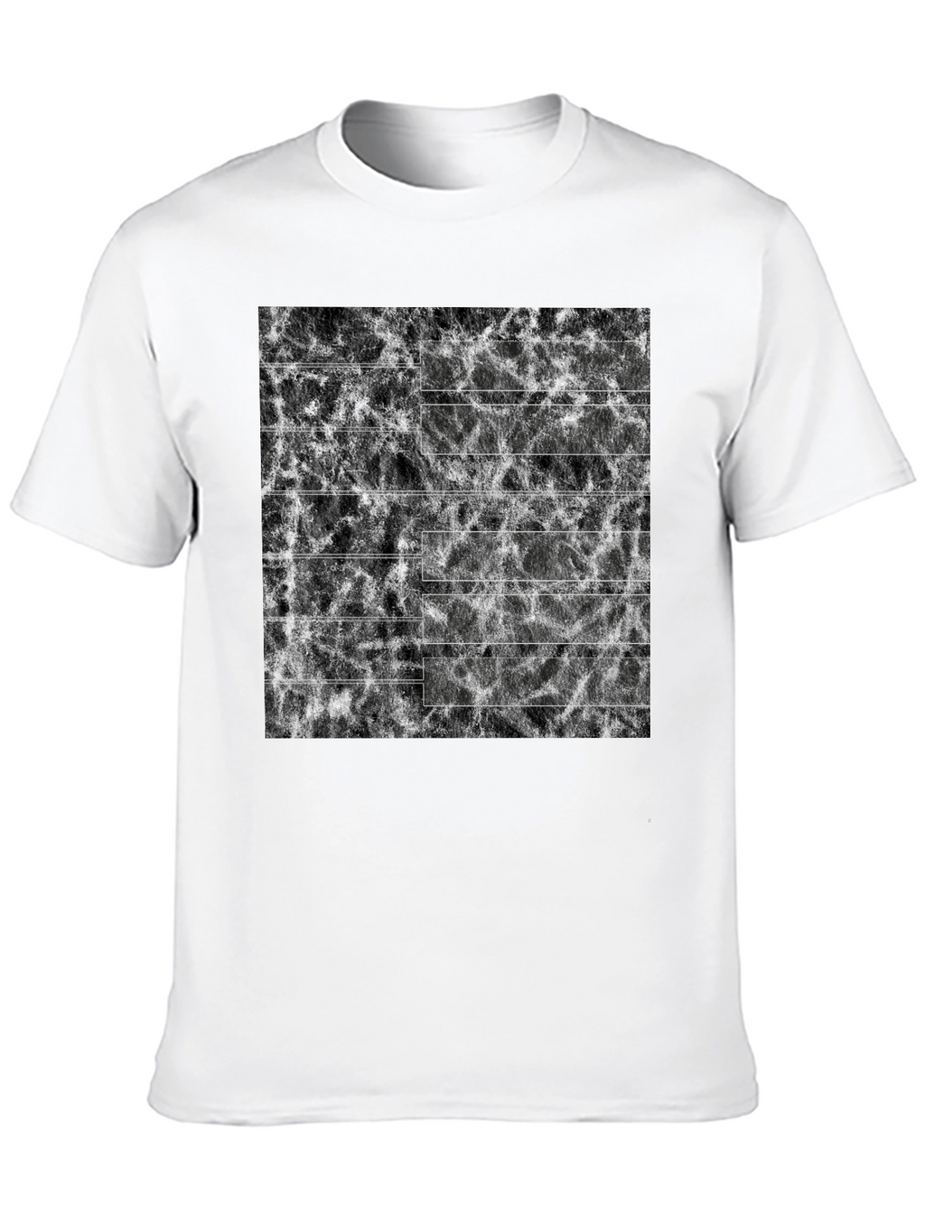 Piano Keys Graphic Tee - Black