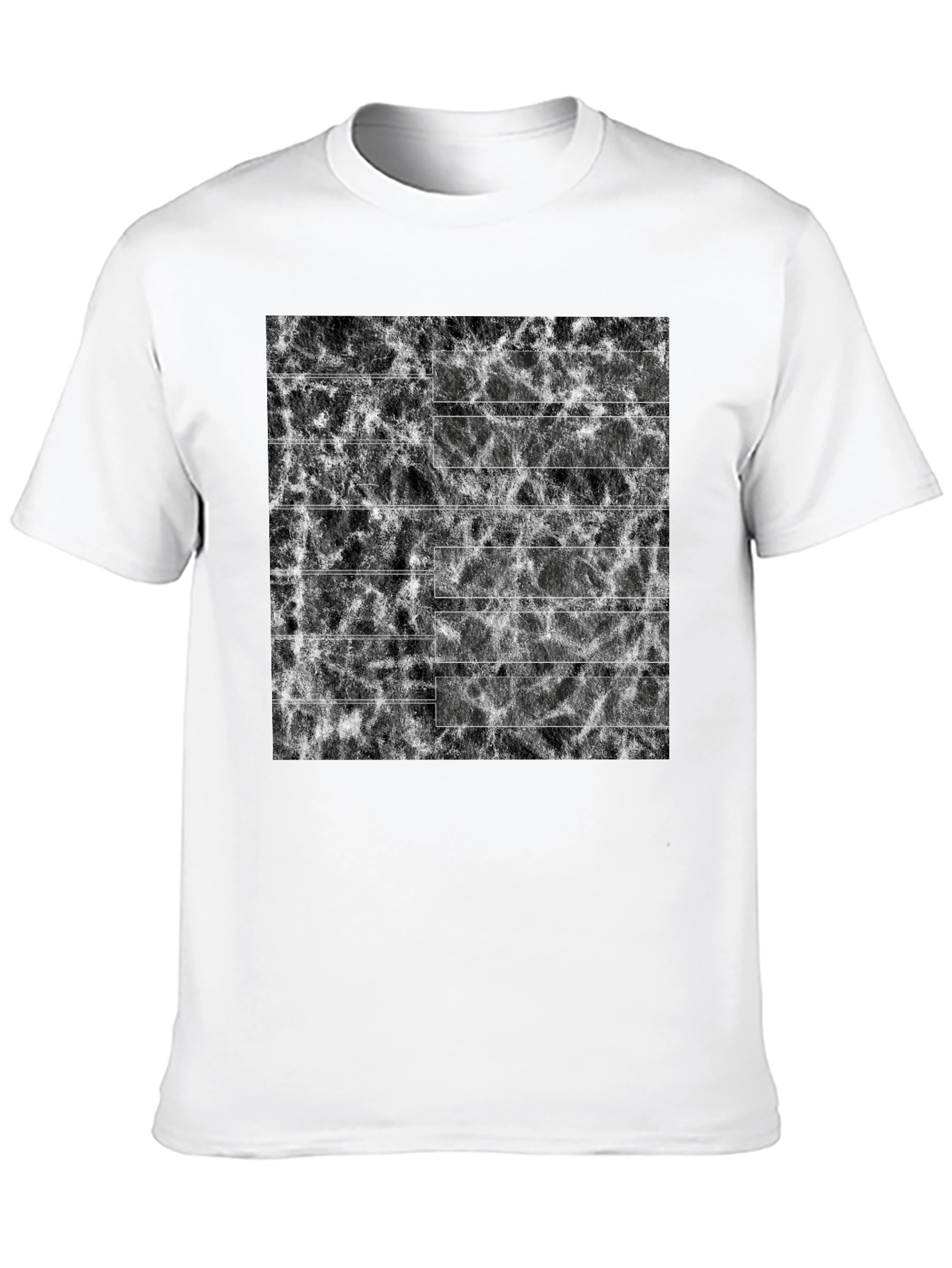 Piano Keys Graphic Tee - Black
