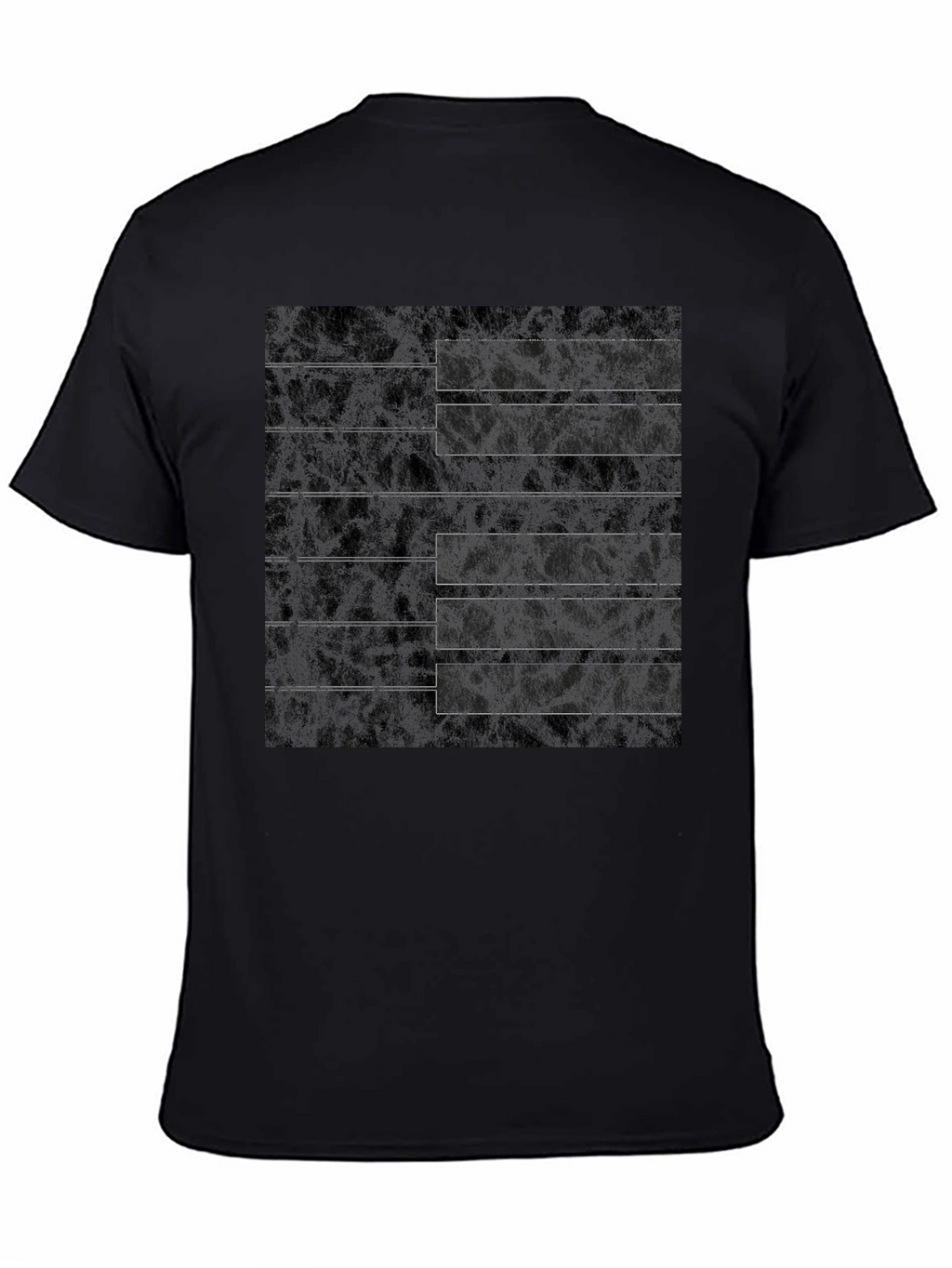 Piano Keys Graphic Tee - Black
