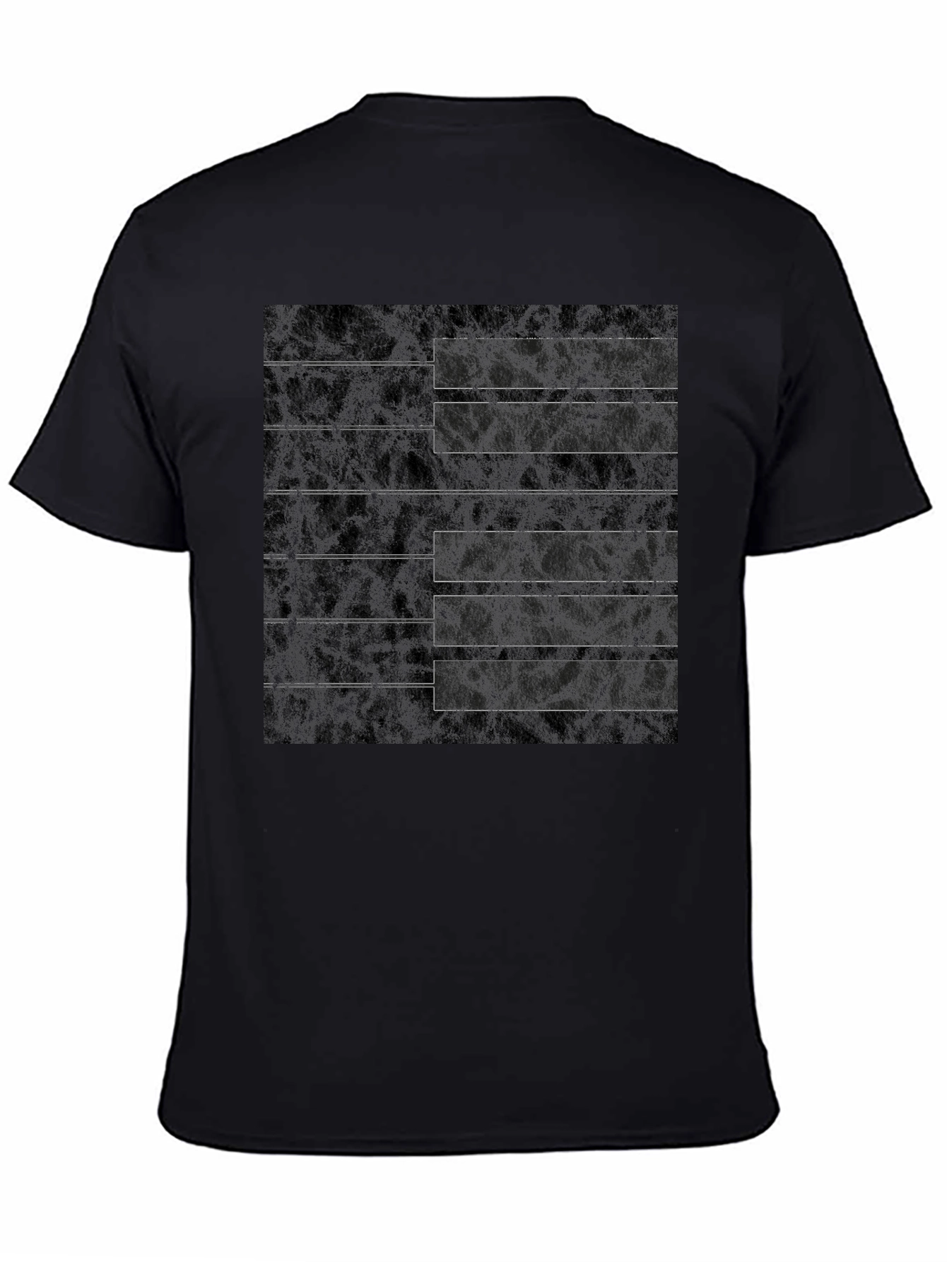 Piano Keys Graphic Tee - Black