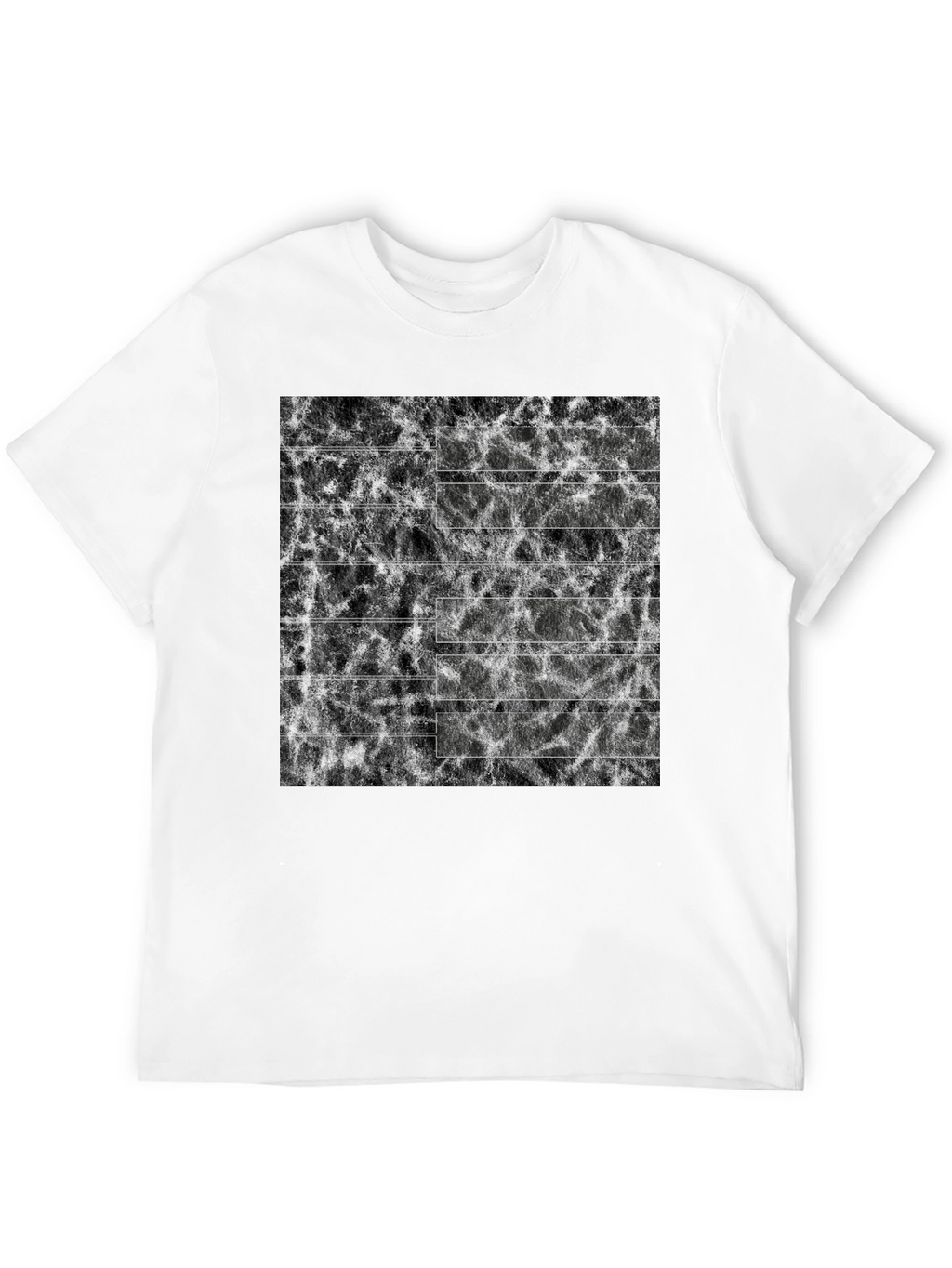 Piano Keys Graphic Tee - Black