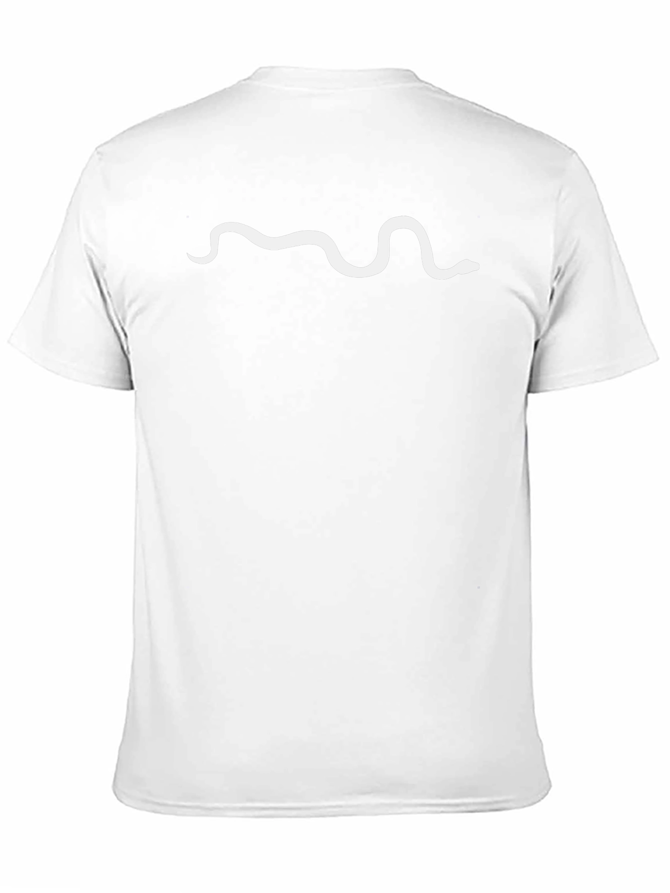 Minimalist Snake Tee - Black Casual Shirt