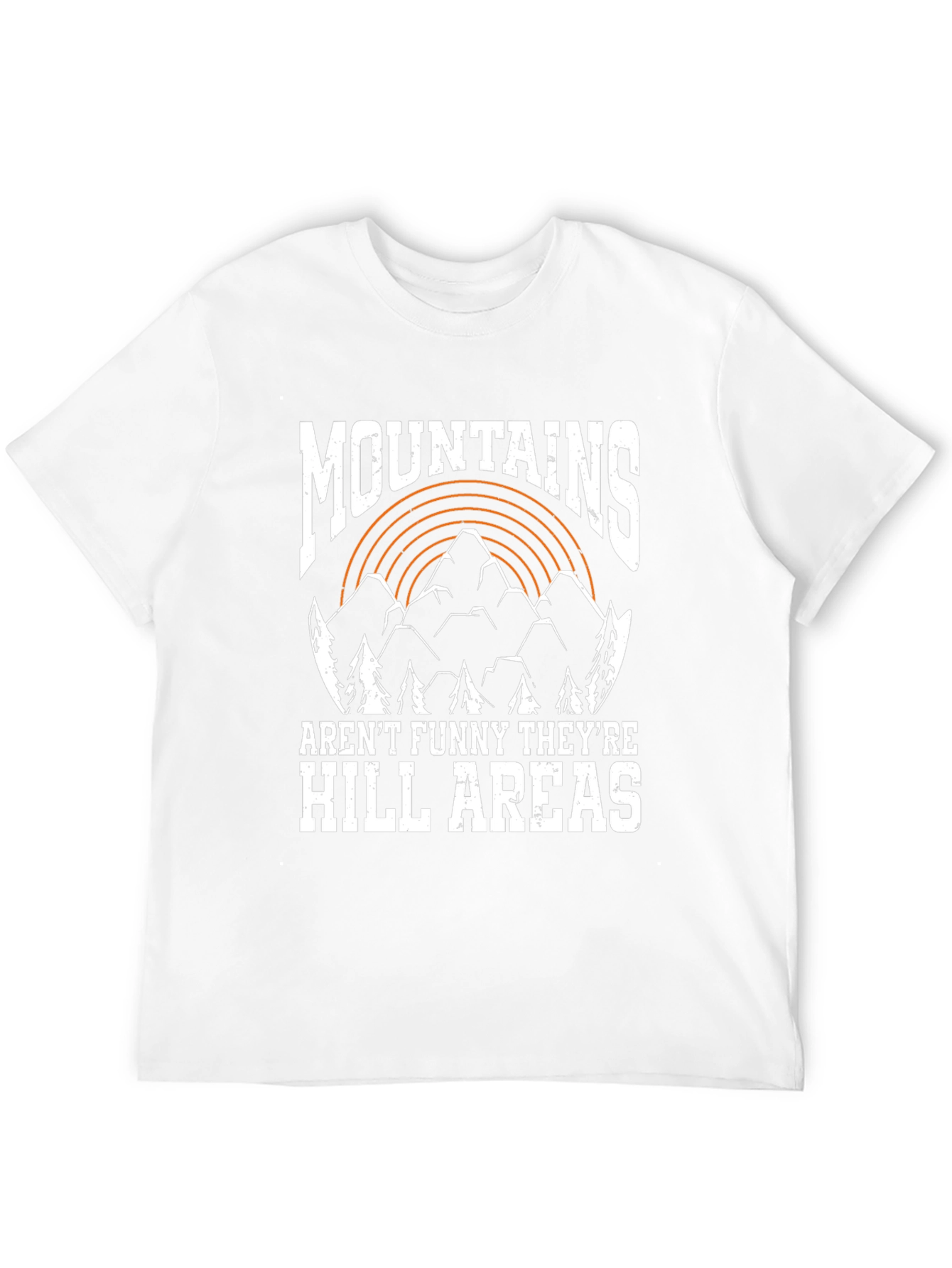 Funny Mountains Hill Areas Graphic T-Shirt