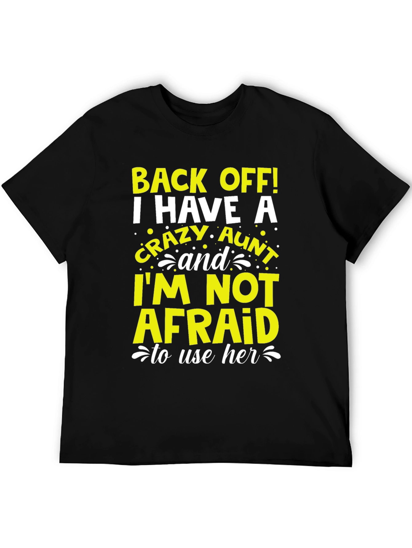 Crazy Aunt Graphic T-Shirt - Novelty Tee