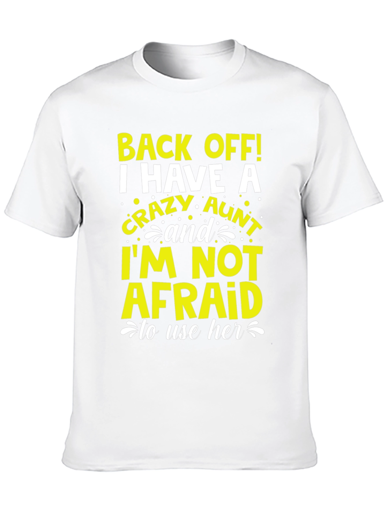 Crazy Aunt Graphic T-Shirt - Novelty Tee