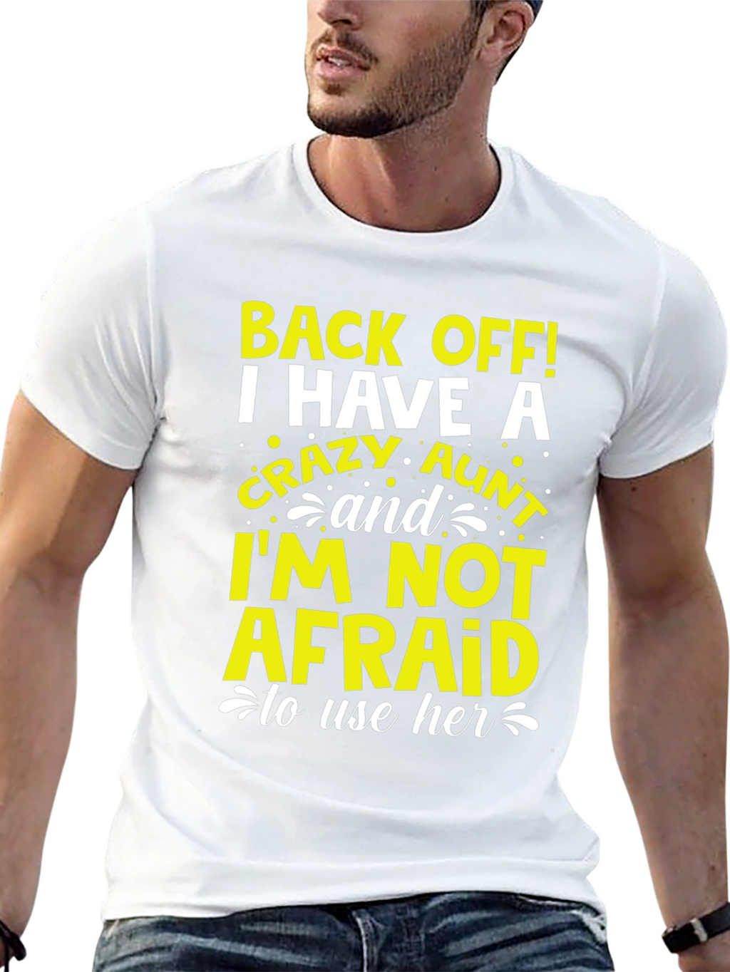 Crazy Aunt Graphic T-Shirt - Novelty Tee