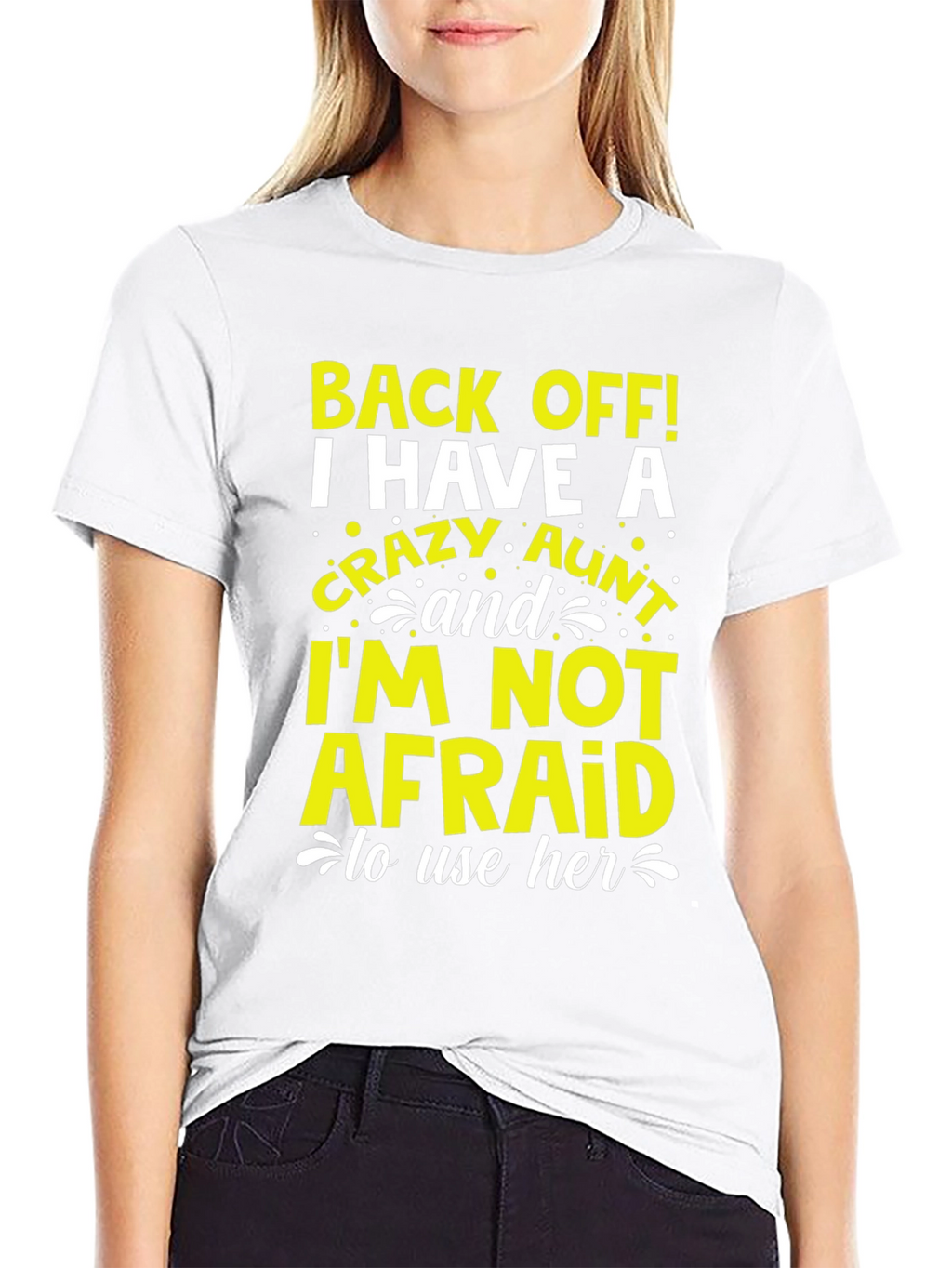 Crazy Aunt Graphic T-Shirt - Novelty Tee