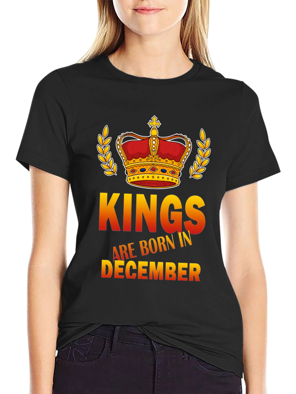 Kings are Born in December Graphic Tee