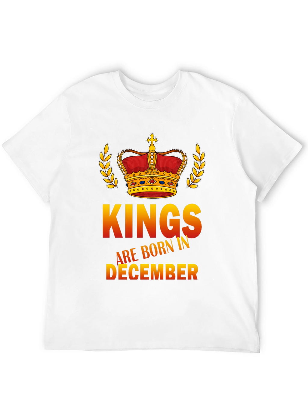 Kings are Born in December Graphic Tee