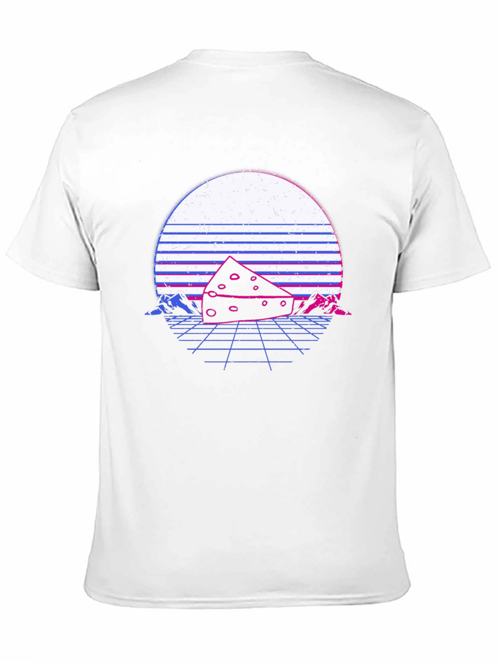 Retro Cheese T-Shirt - Synthwave Style