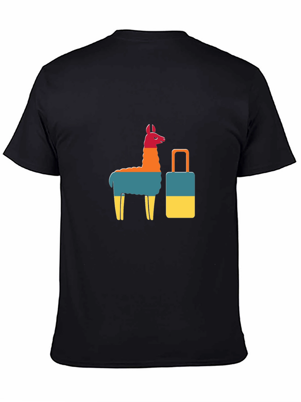 Llama & Suitcase Graphic Tee - Travel Ready!