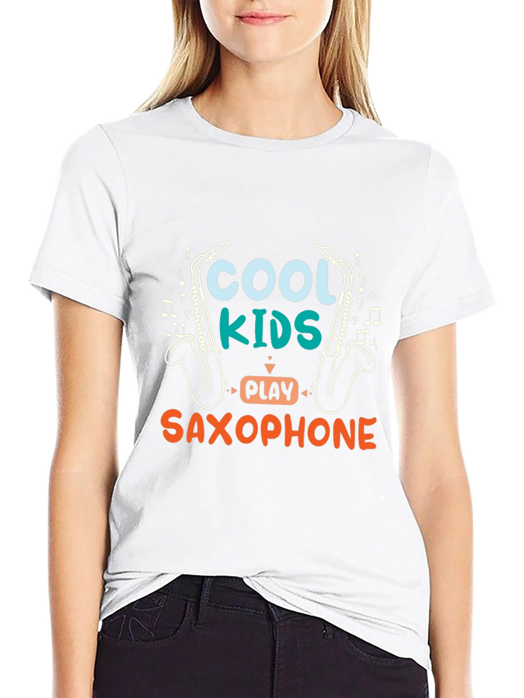 Cool Kids Saxophone Graphic Tee