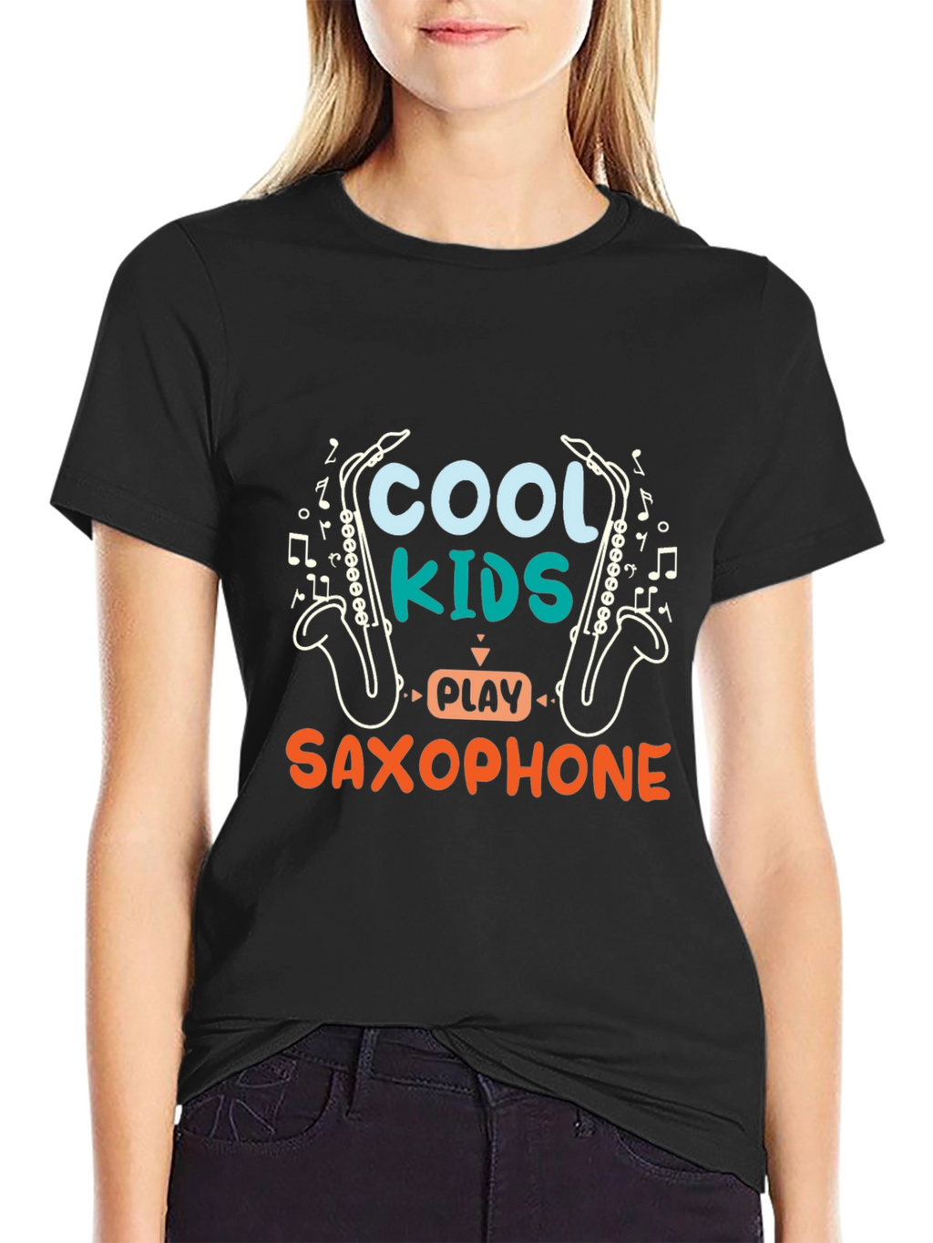 Cool Kids Saxophone Graphic Tee