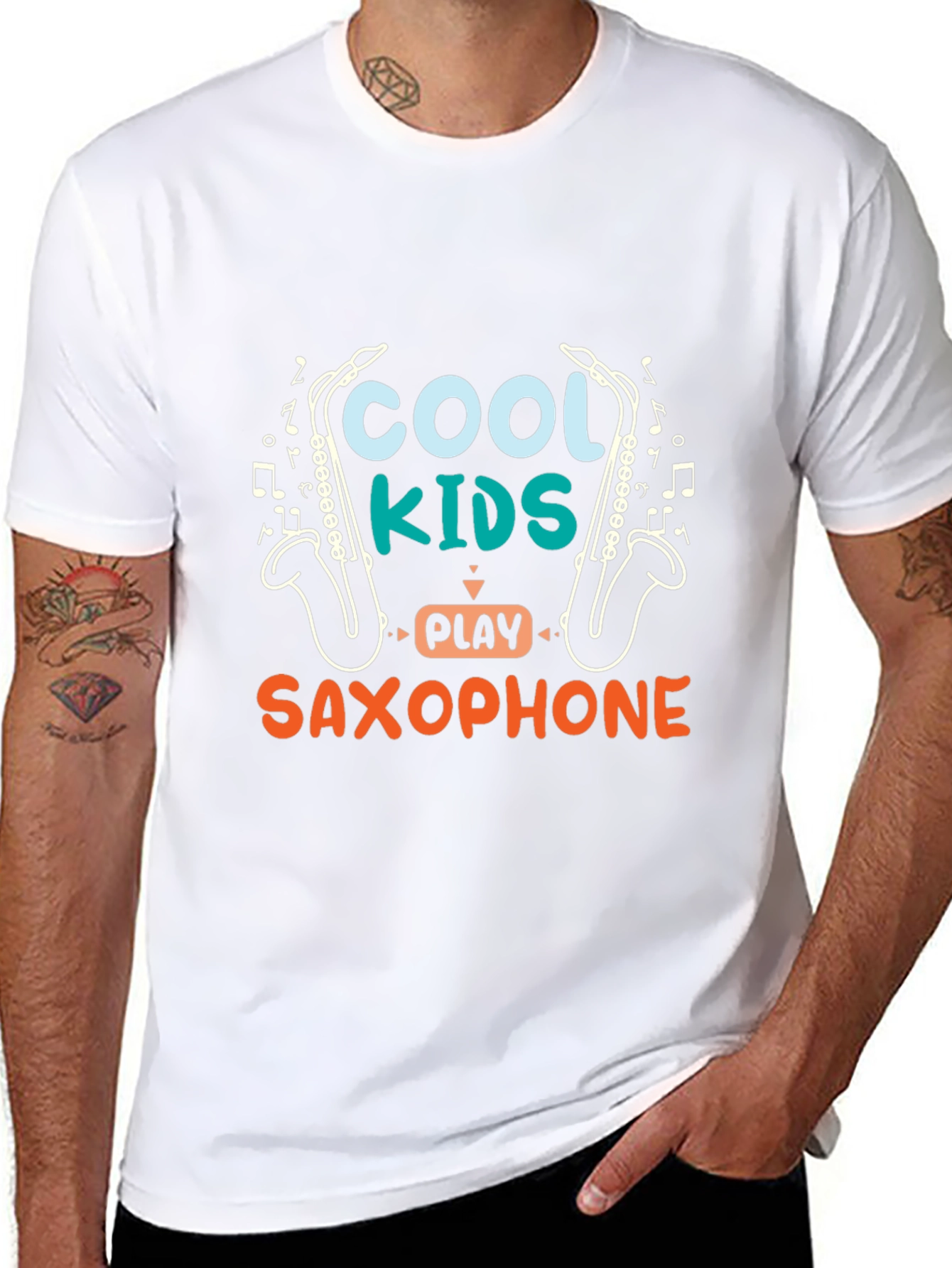 Cool Kids Saxophone Graphic Tee