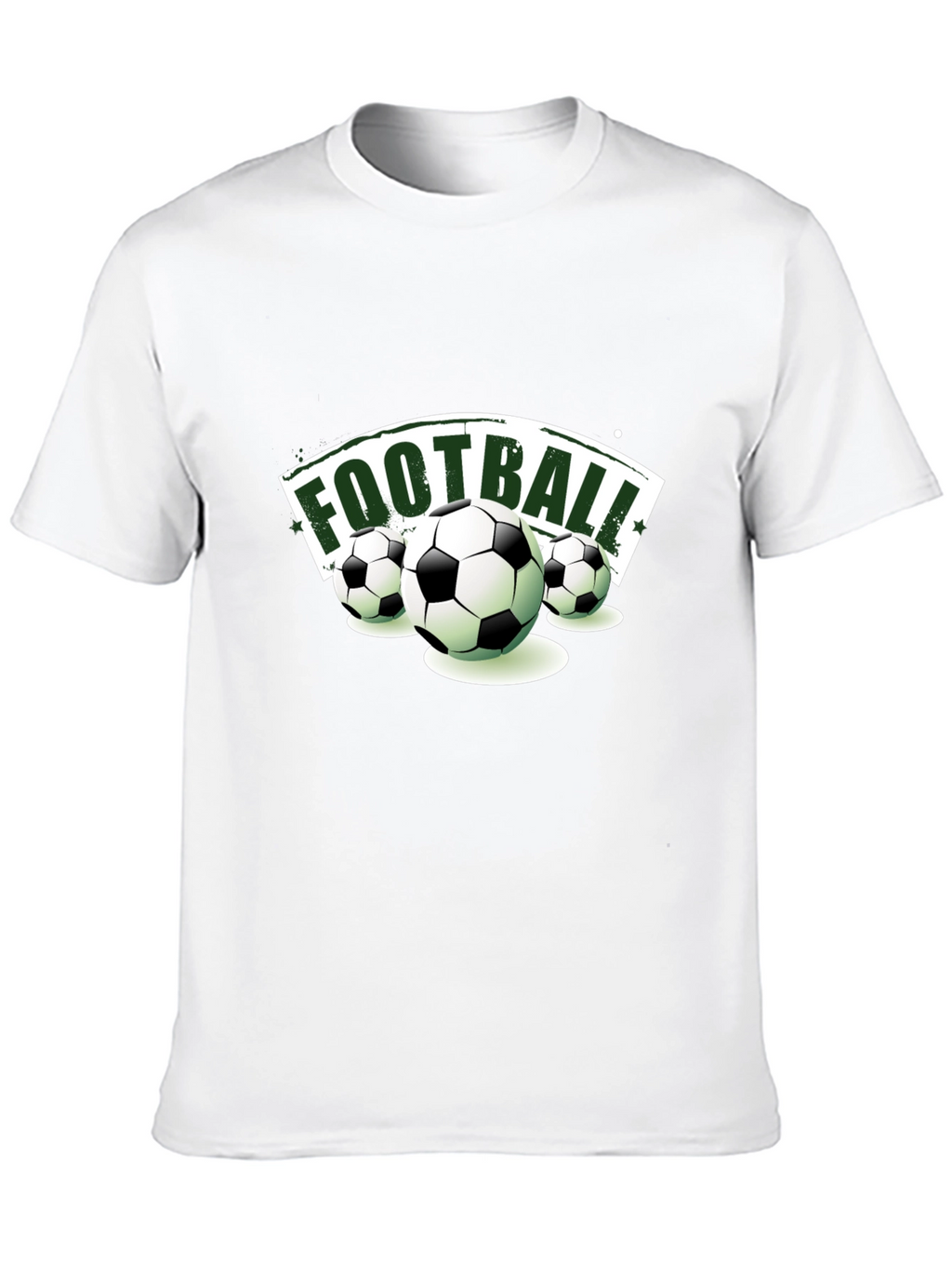 Football Graphic Tee | Sporty Black T-Shirt