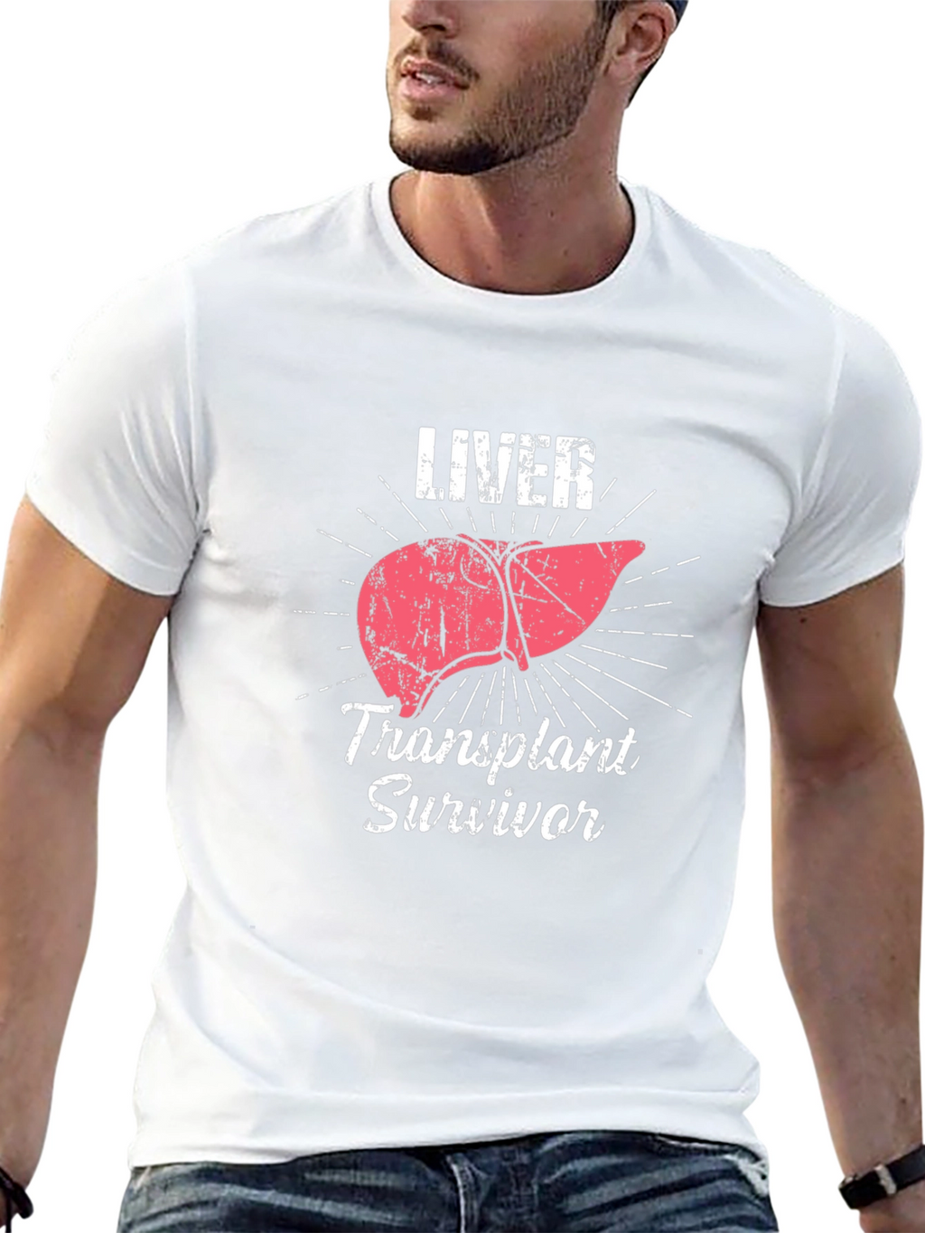 Liver Transplant Survivor Graphic T-Shirt
