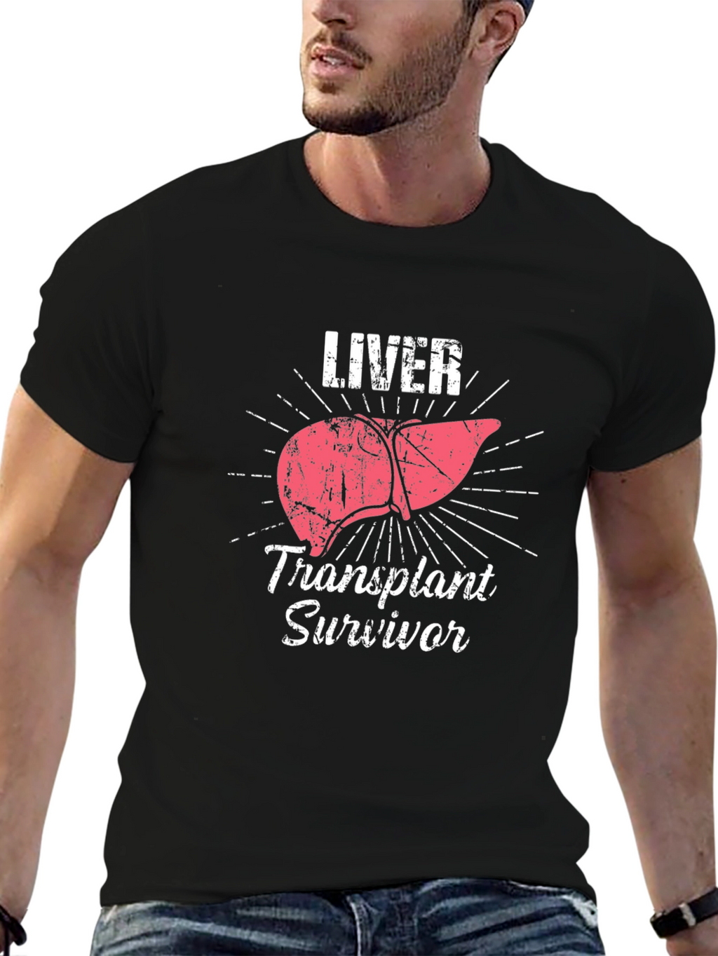 Liver Transplant Survivor Graphic T-Shirt