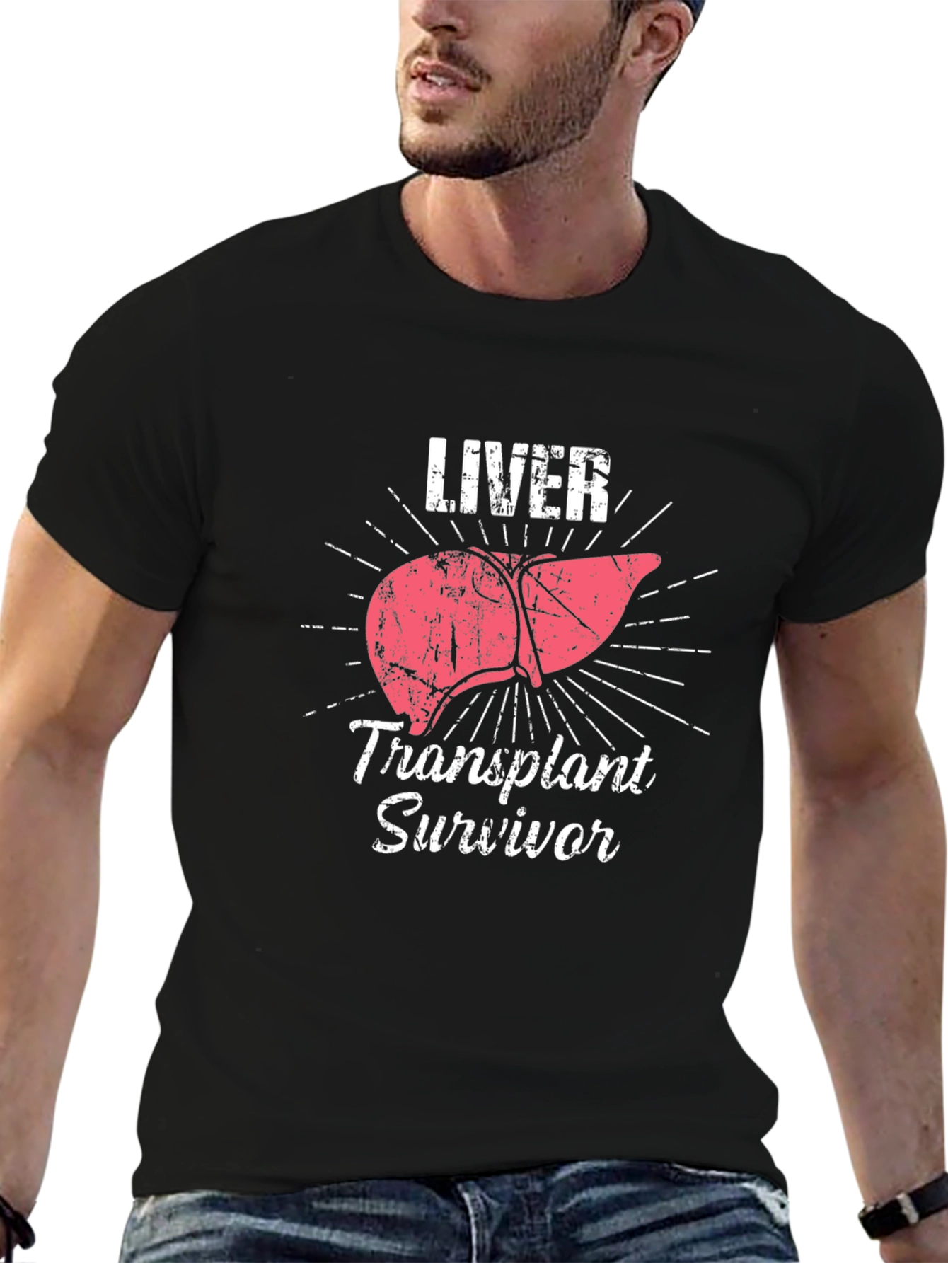 Liver Transplant Survivor Graphic T-Shirt