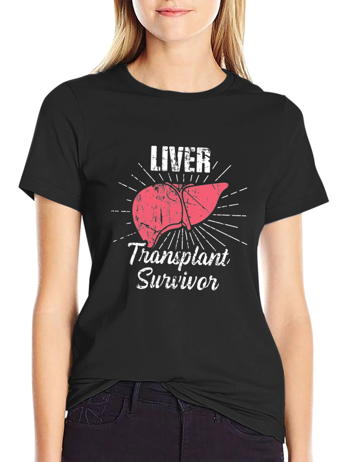 Liver Transplant Survivor Graphic T-Shirt
