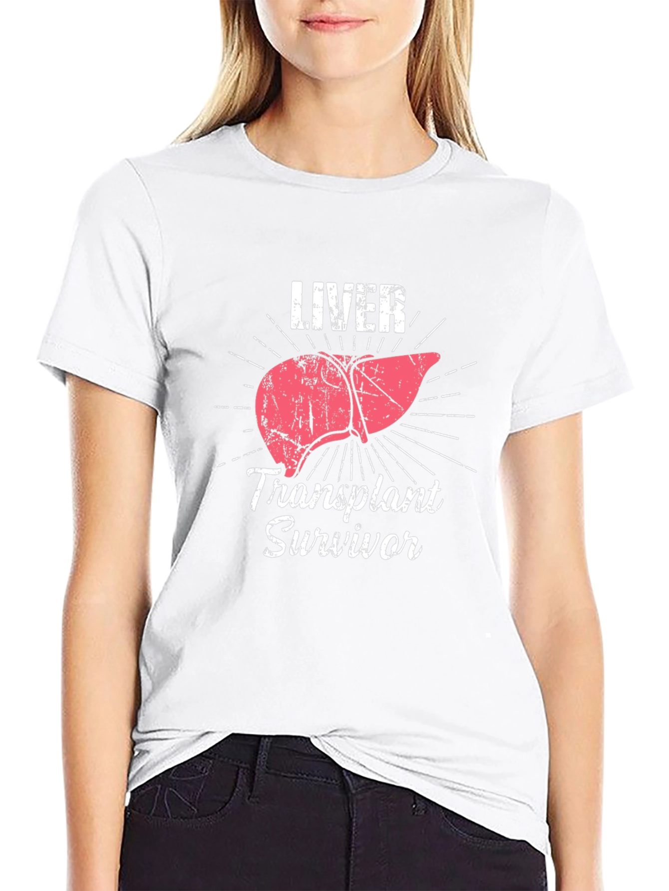 Liver Transplant Survivor Graphic T-Shirt