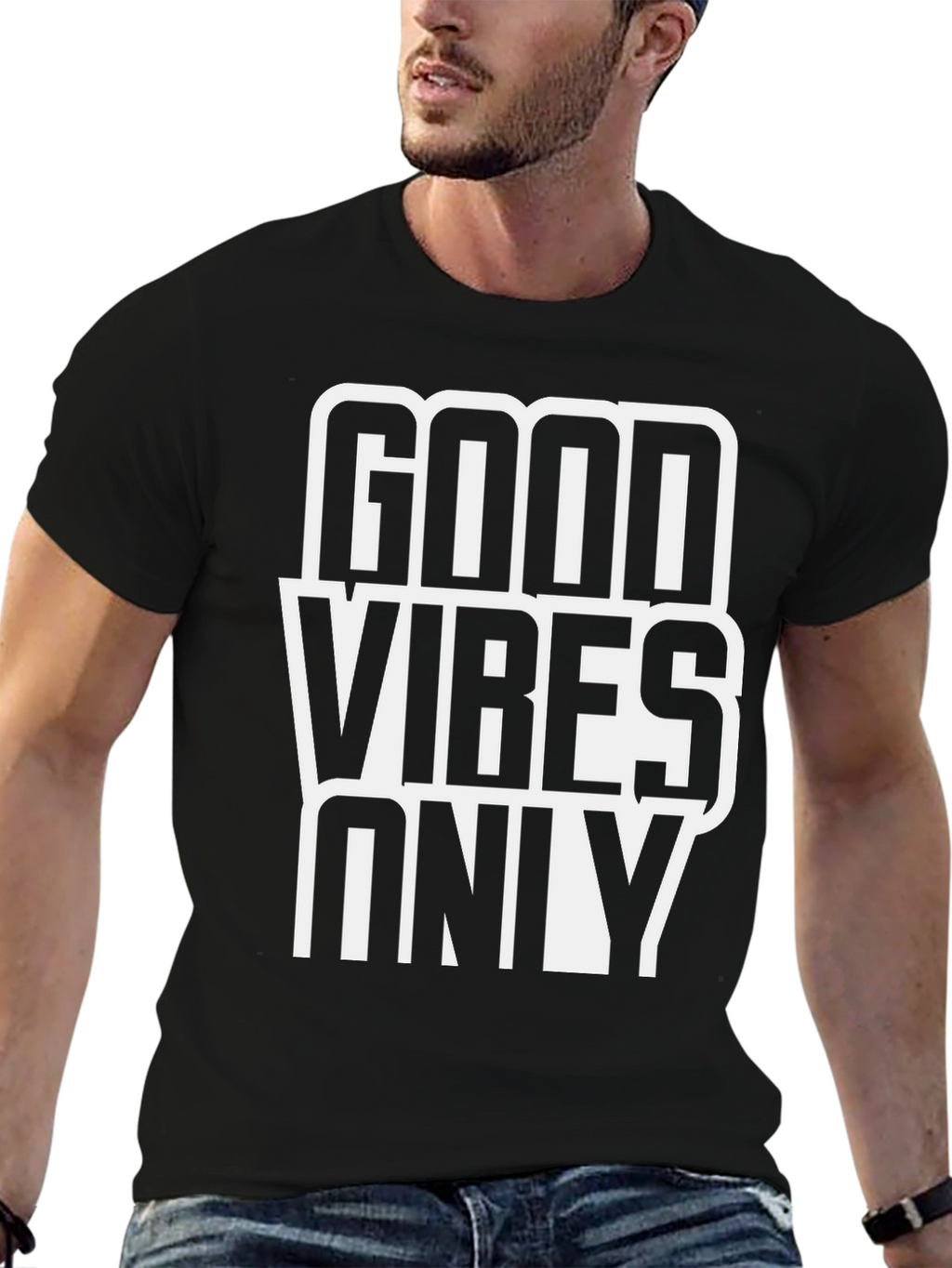Good Vibes Only Graphic T-Shirt