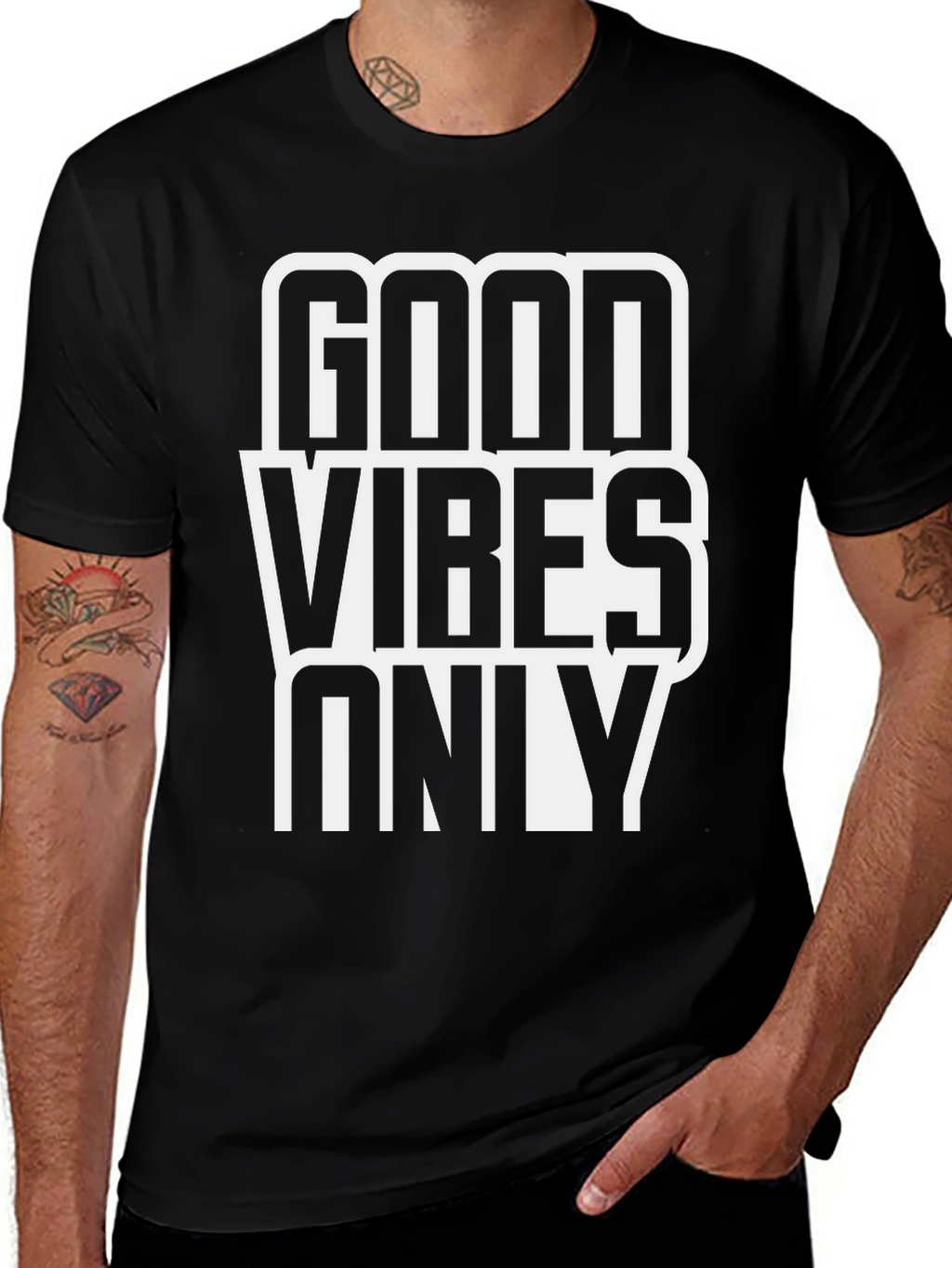 Good Vibes Only Graphic T-Shirt